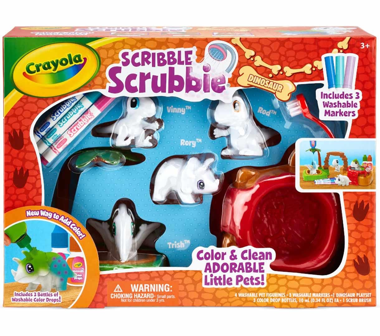 Crayola Scibble Scrubbie Pets Dinosaur Island Playset