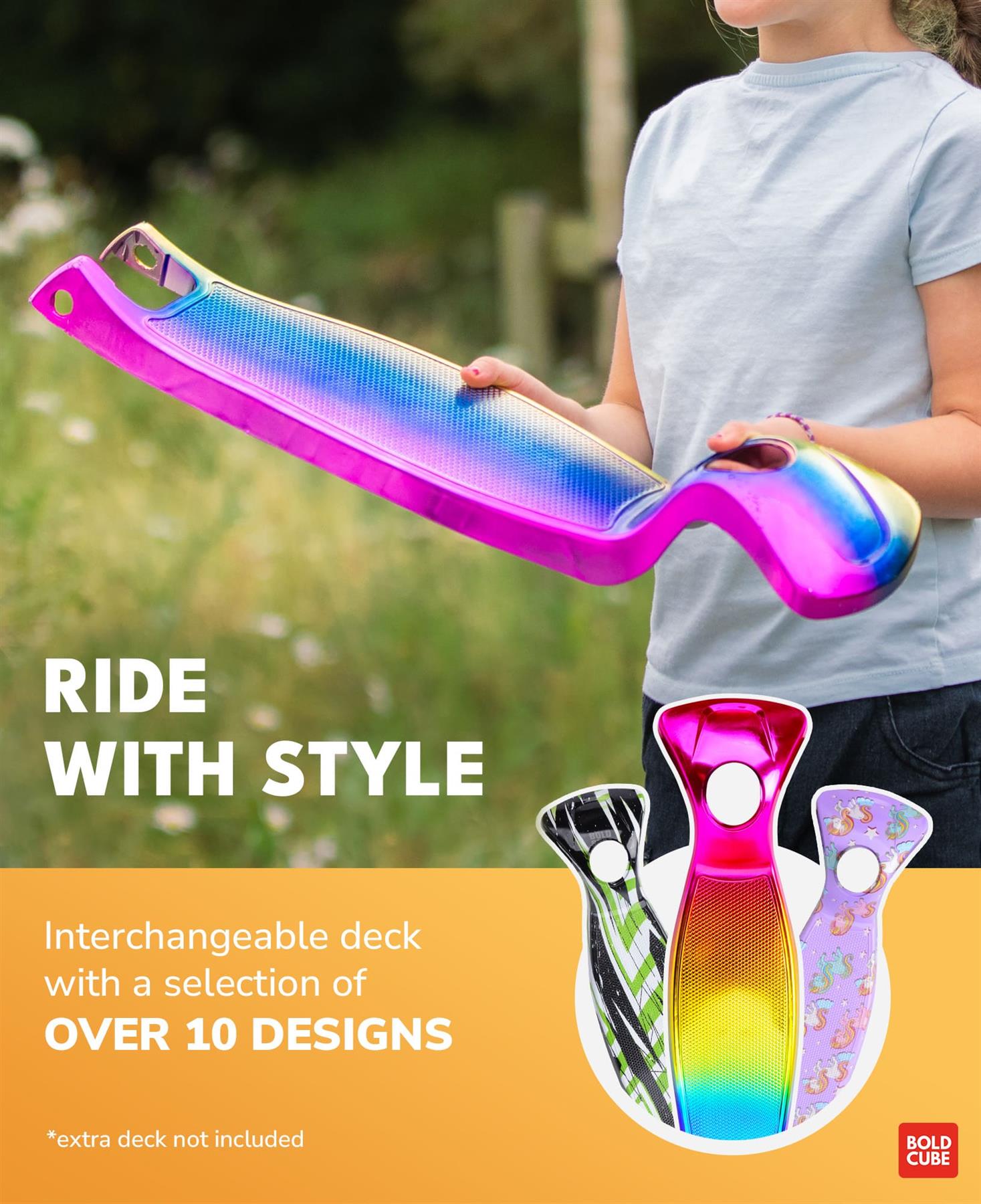 Boldcube Big 3 Wheel Scooter - Crystal Rubix