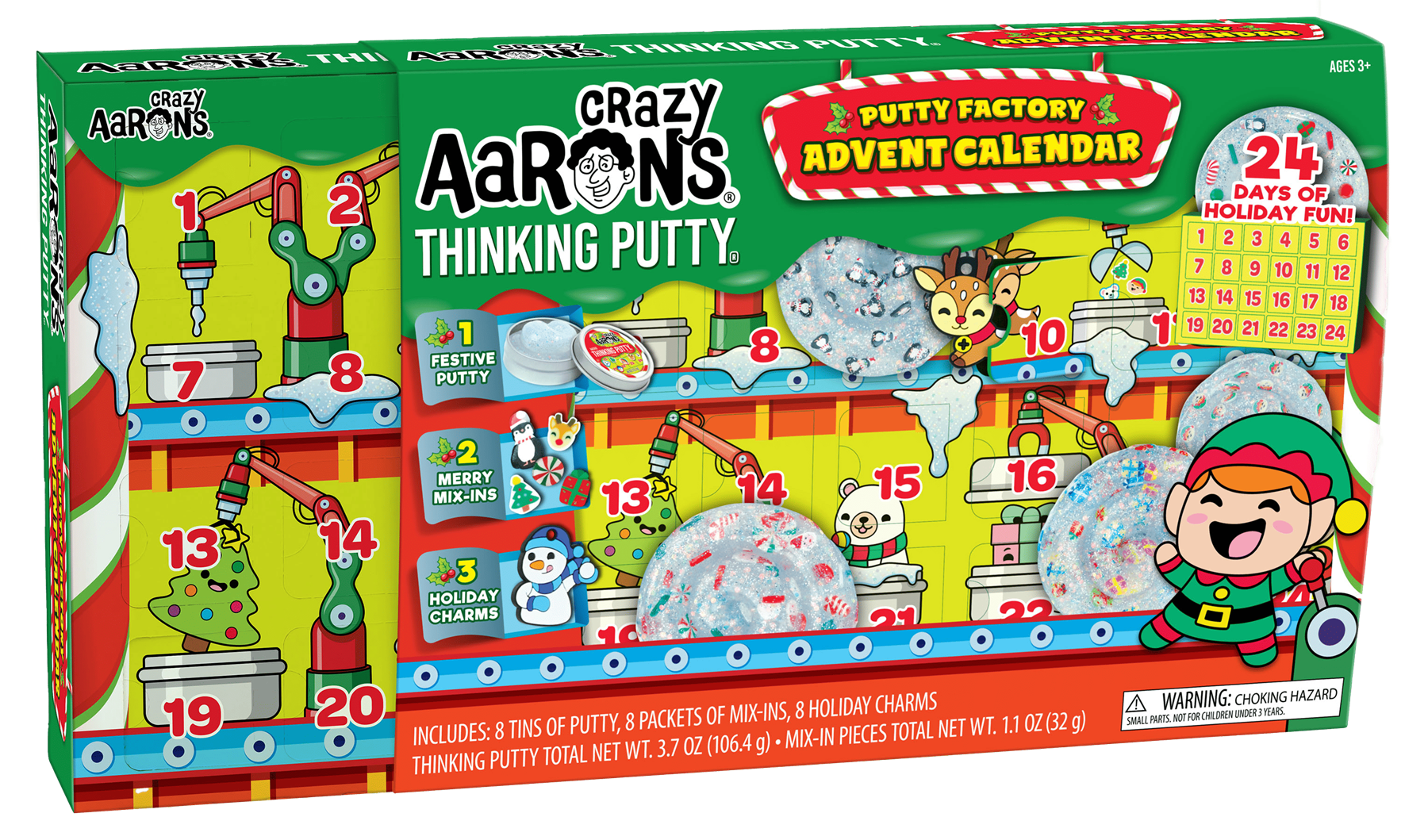 Crazy Aarons Thinking Putty Advent Calendar