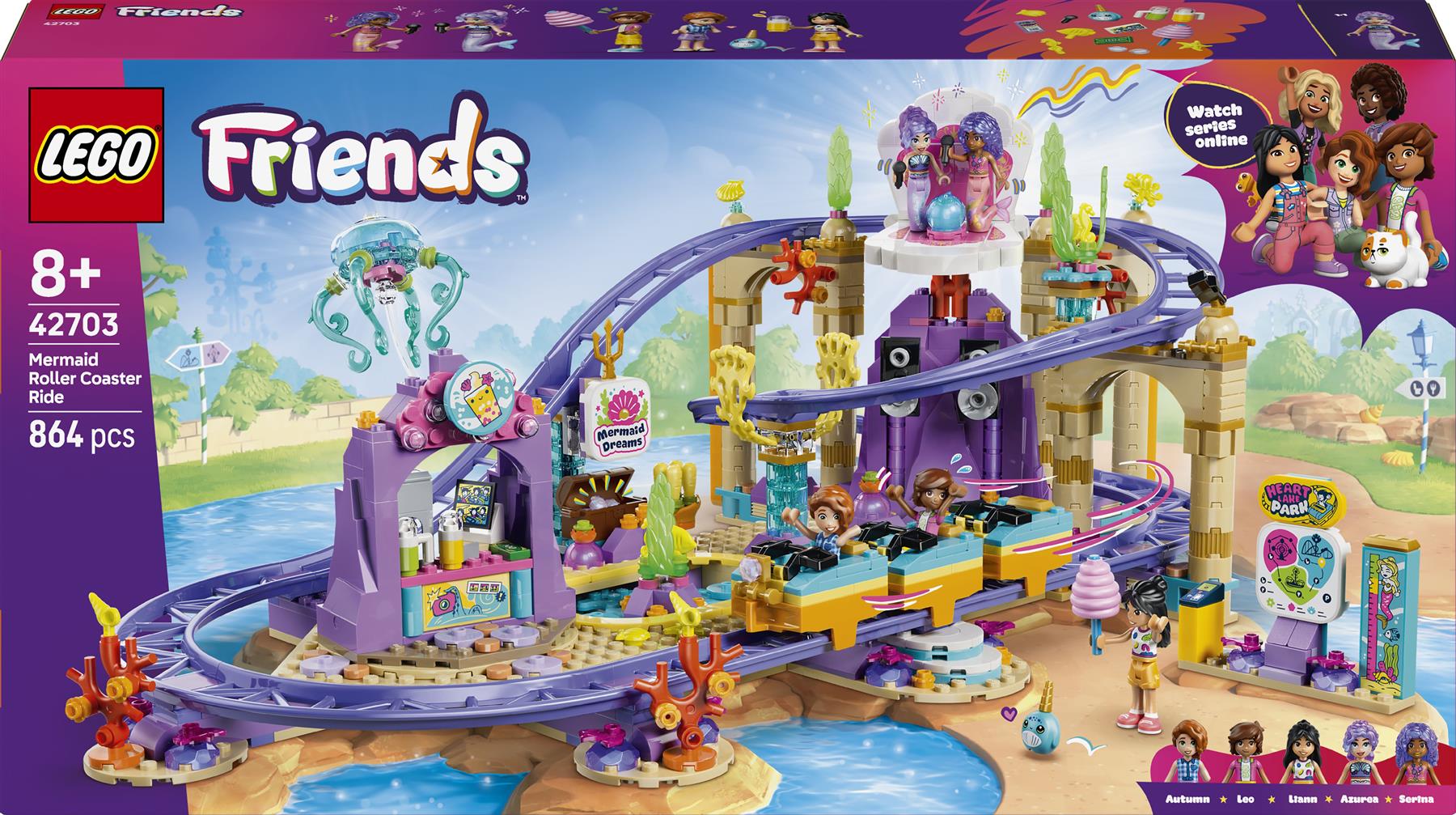 LEGO Friends Mermaid Roller Coaster Ride 42703
