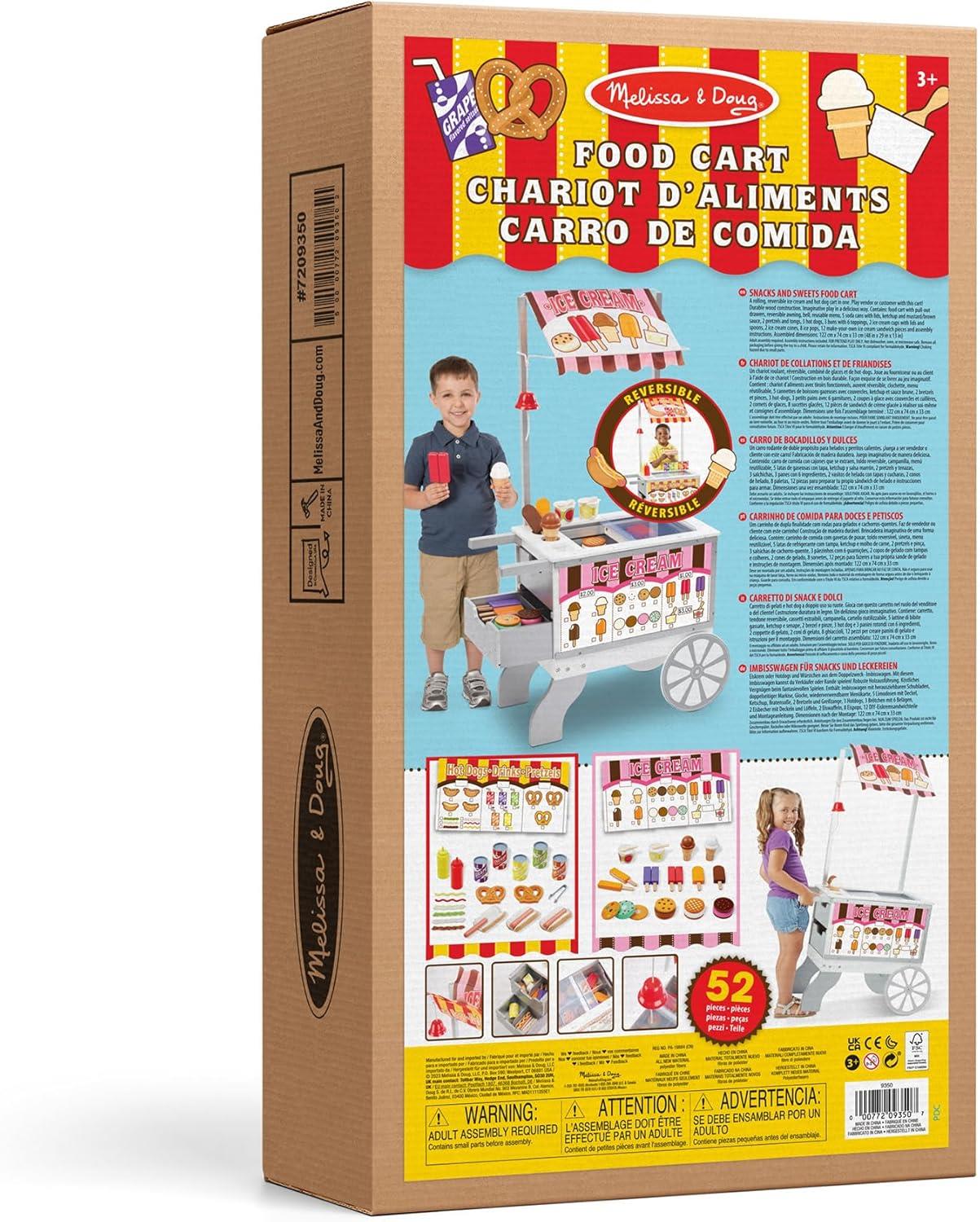Melissa and Doug Snacks & Food Cart
