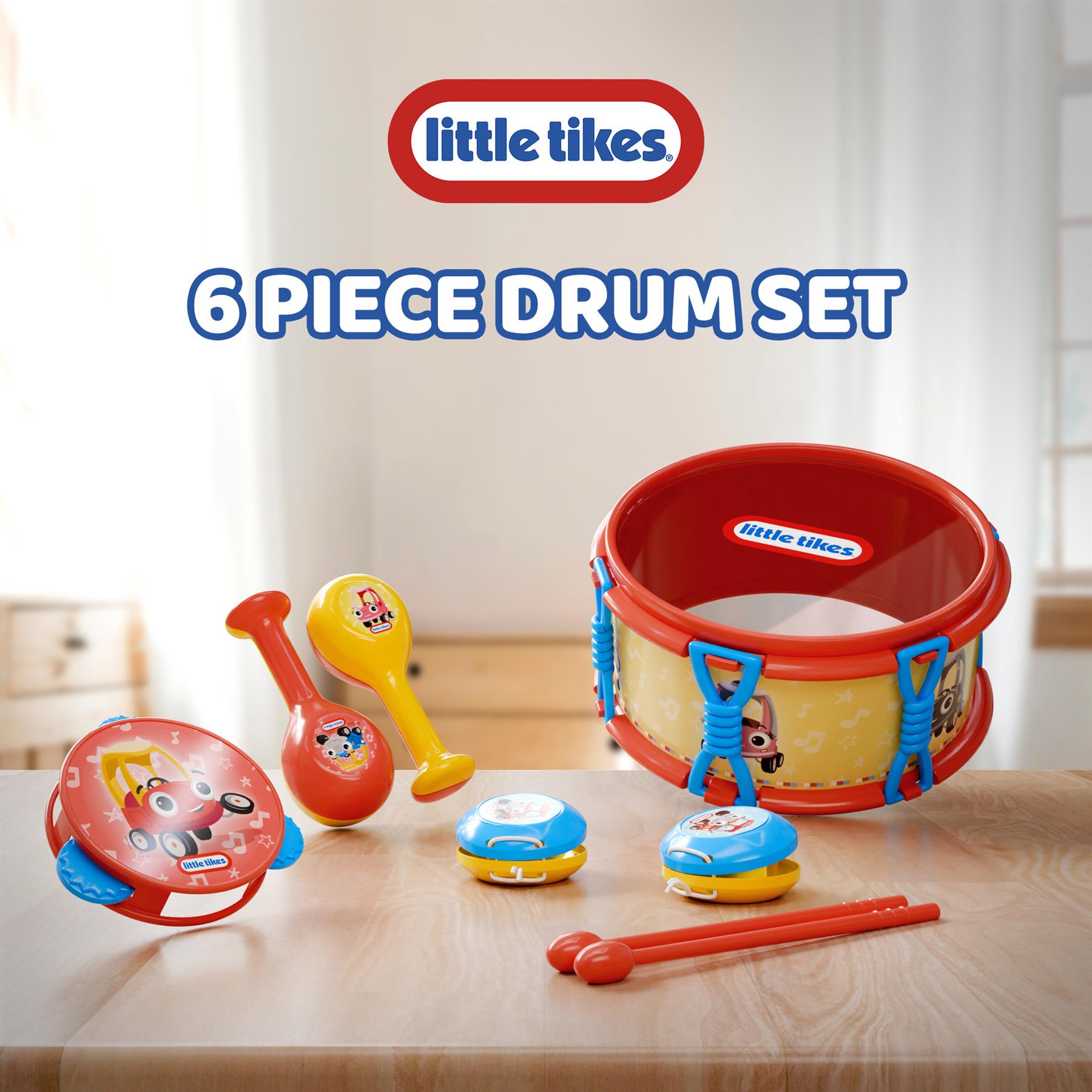 Little Tikes 6-Piece Drum Set