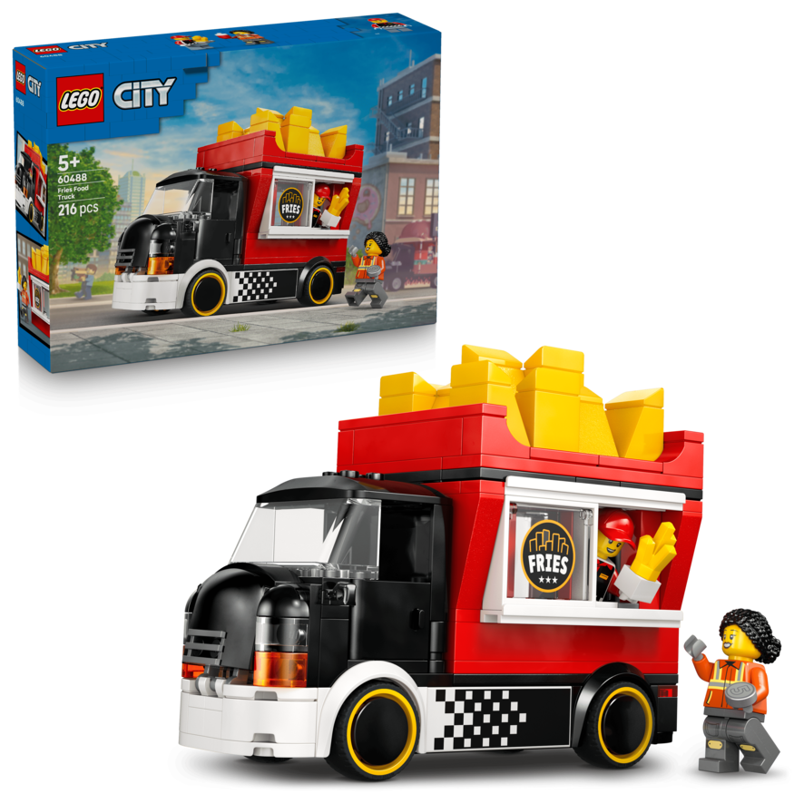 LEGO City Fries Food Truck Toy Building Set 60488