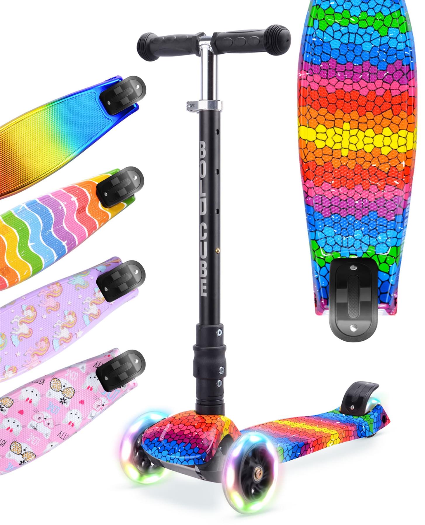 Boldcube Big 3 Wheel Scooter - Crystal Rubix