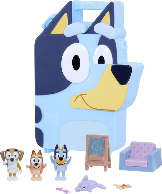 Bluey Deluxe Collector Case With 2.5-3 Inch Figure Set