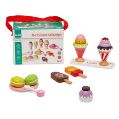 Lelin Wooden Ice Cream Selection Playset