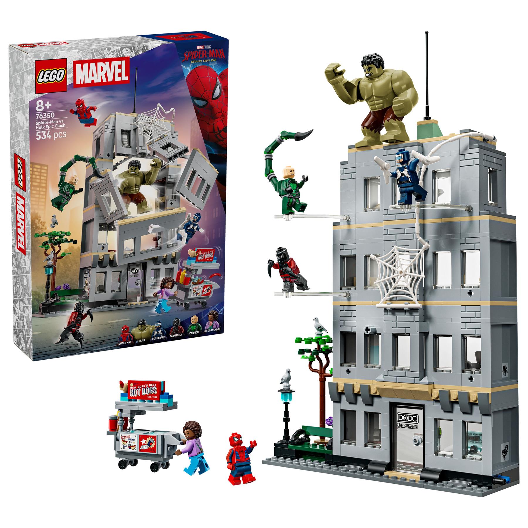 LEGO Marvel Spider-Man vs. Hulk Epic Clash 76350