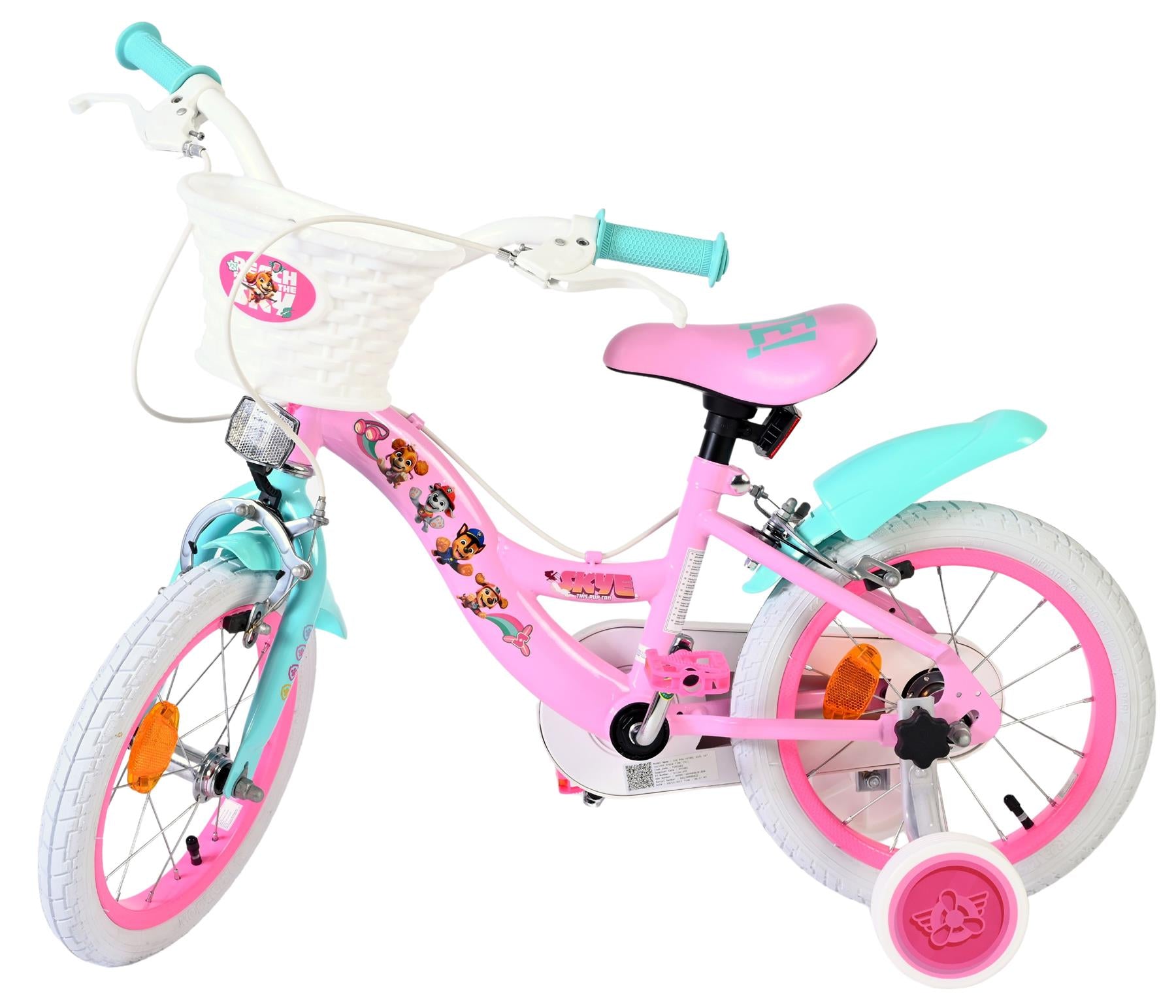 PAW Patrol 14 Inch Pink Children's Bike