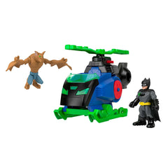 Imaginext DC Superheroes Batcopter vs Man-Bat Playset