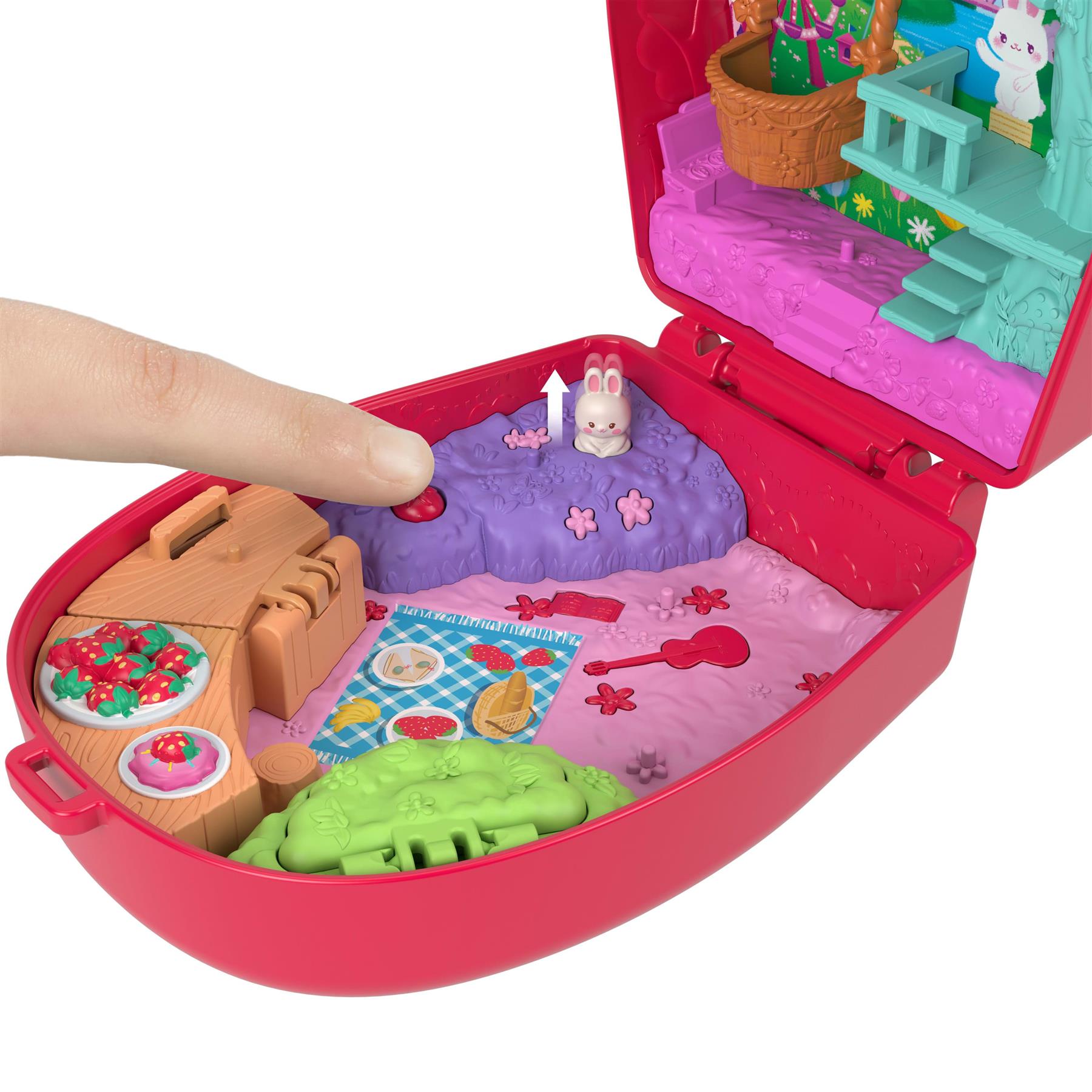 Polly Pocket Picnic Bunny Compact Playset
