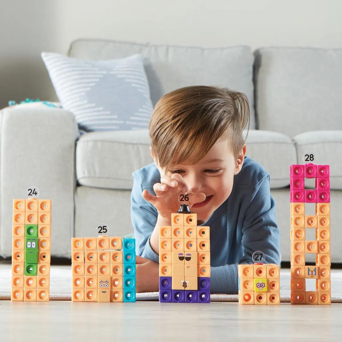Learning Resources Numberblocks MathLink Cubes 21-30 Activity Set