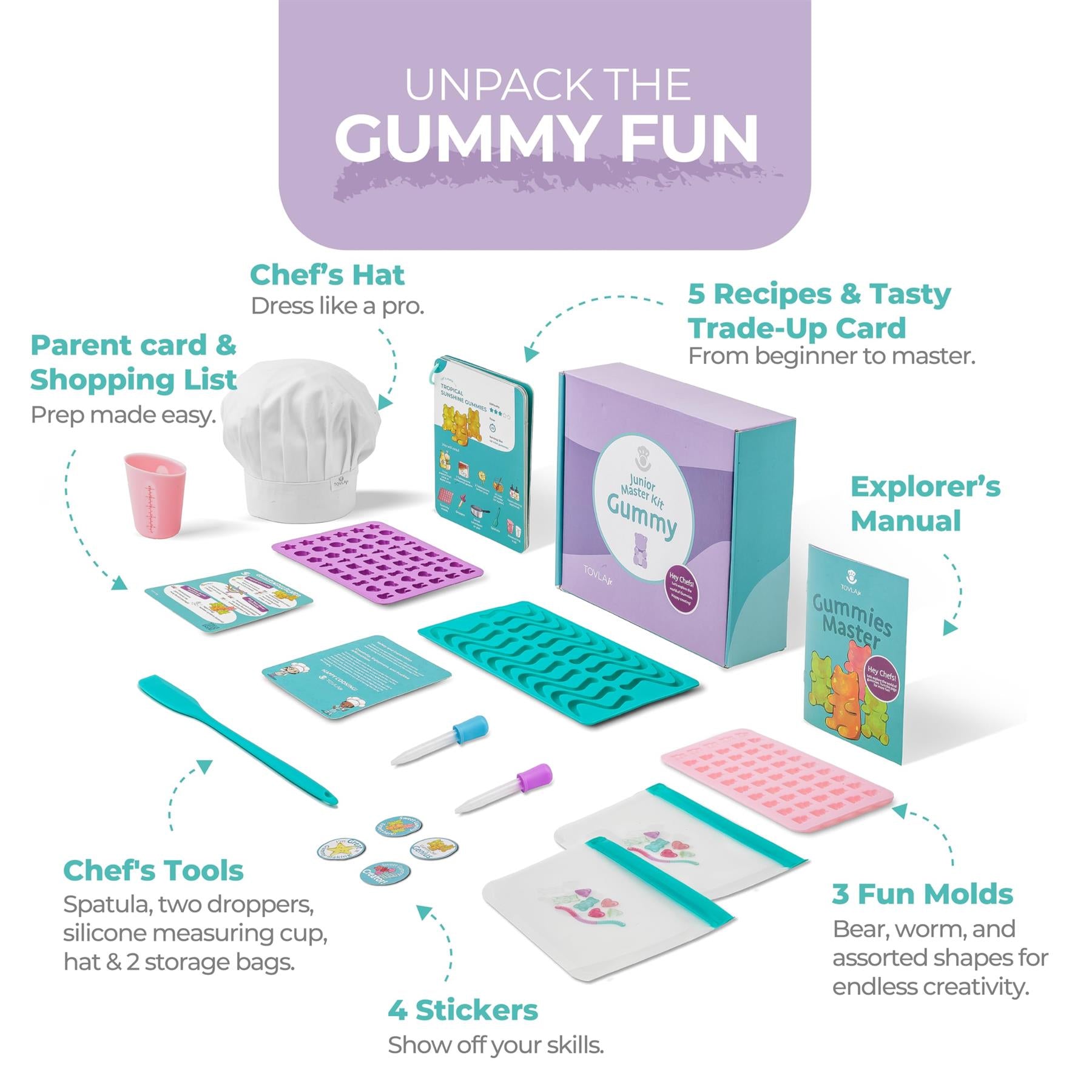 Tovla Jr. Montessori Ultimate Gummy Making Kit