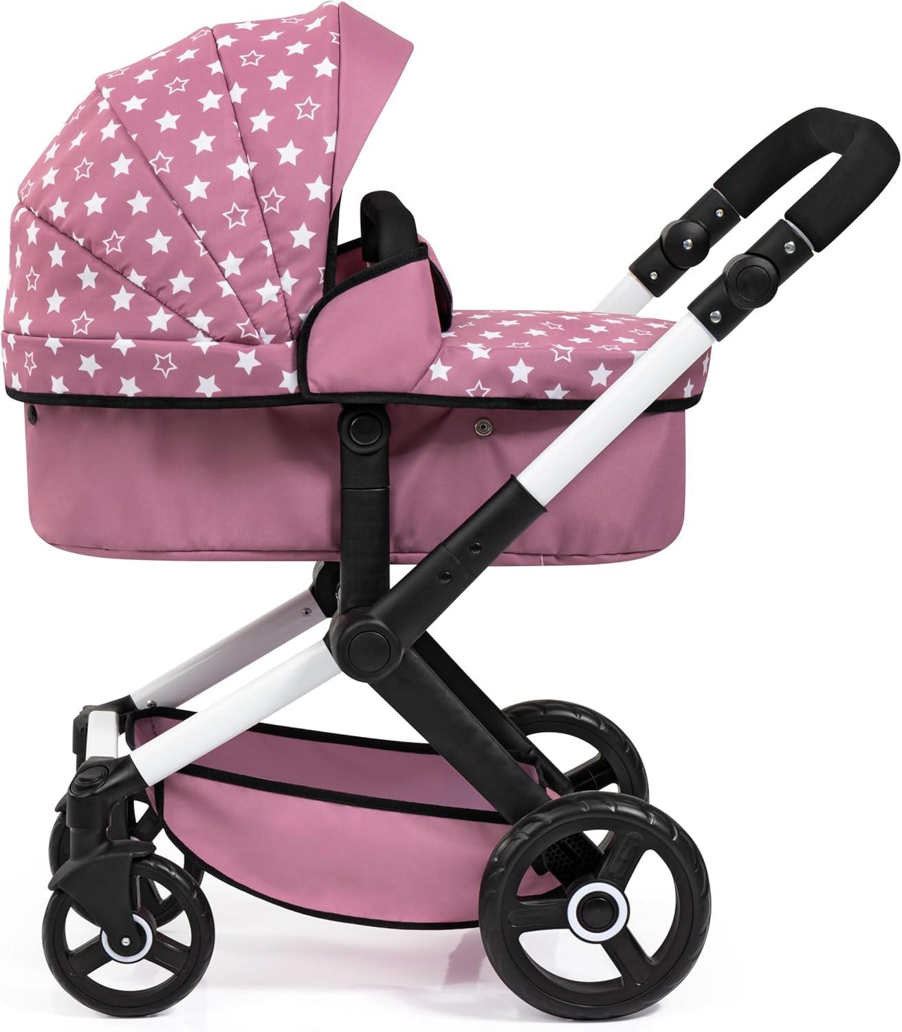 Bayer Doll Combi Pram XEO - Pink