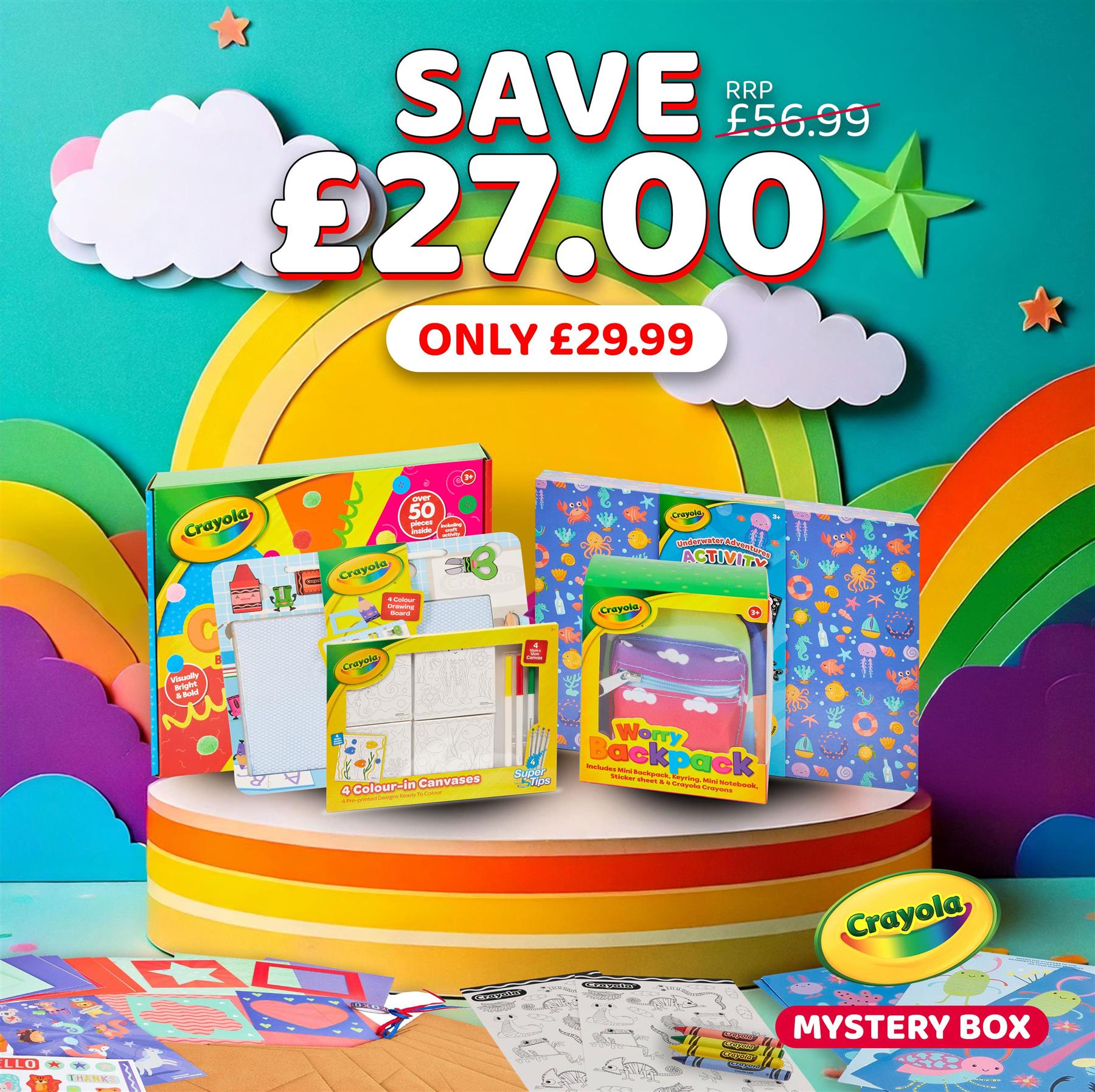 Crayola Super Mega Mystery Box - 12 piece