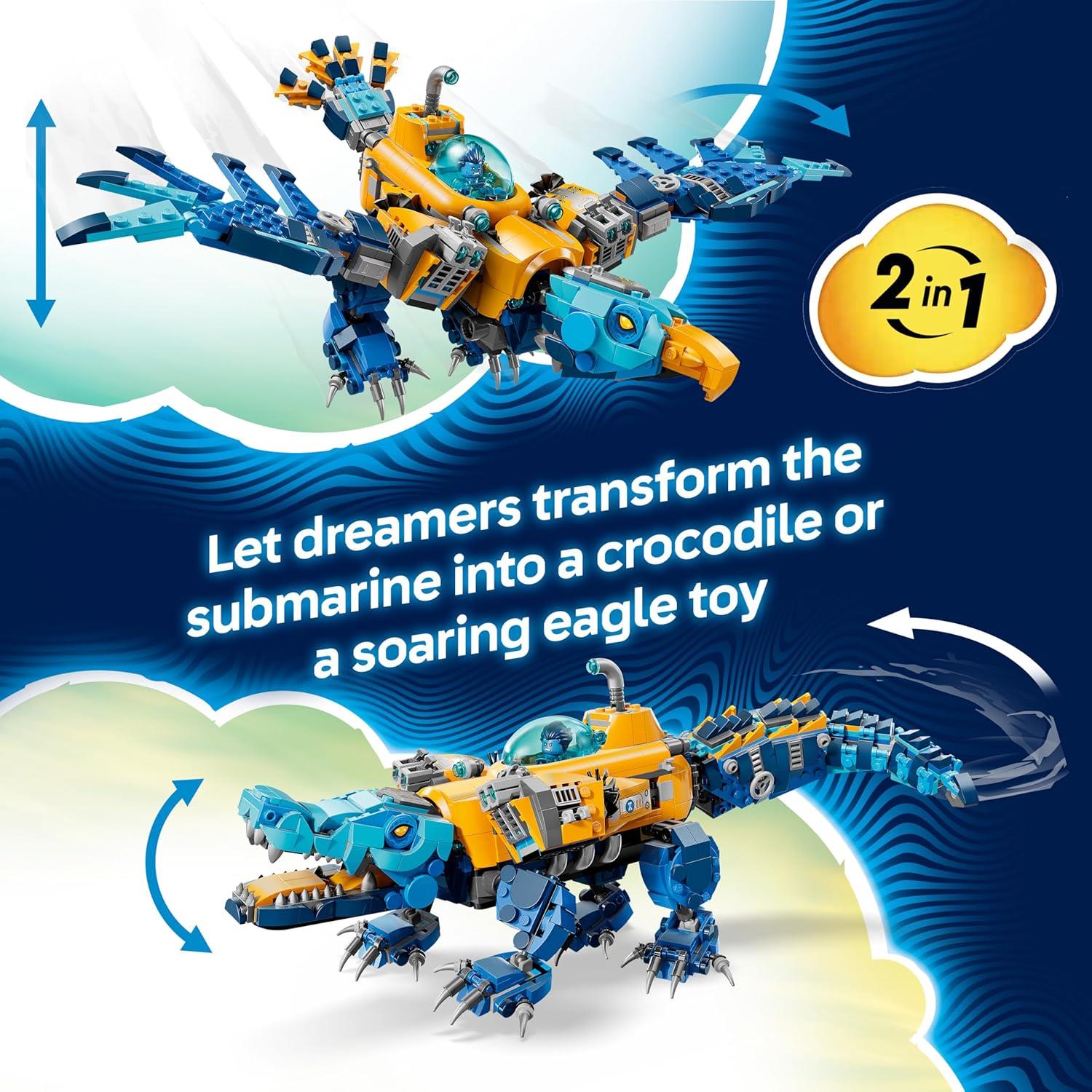 LEGO Dreamzzz Crocodile Submarine 71512