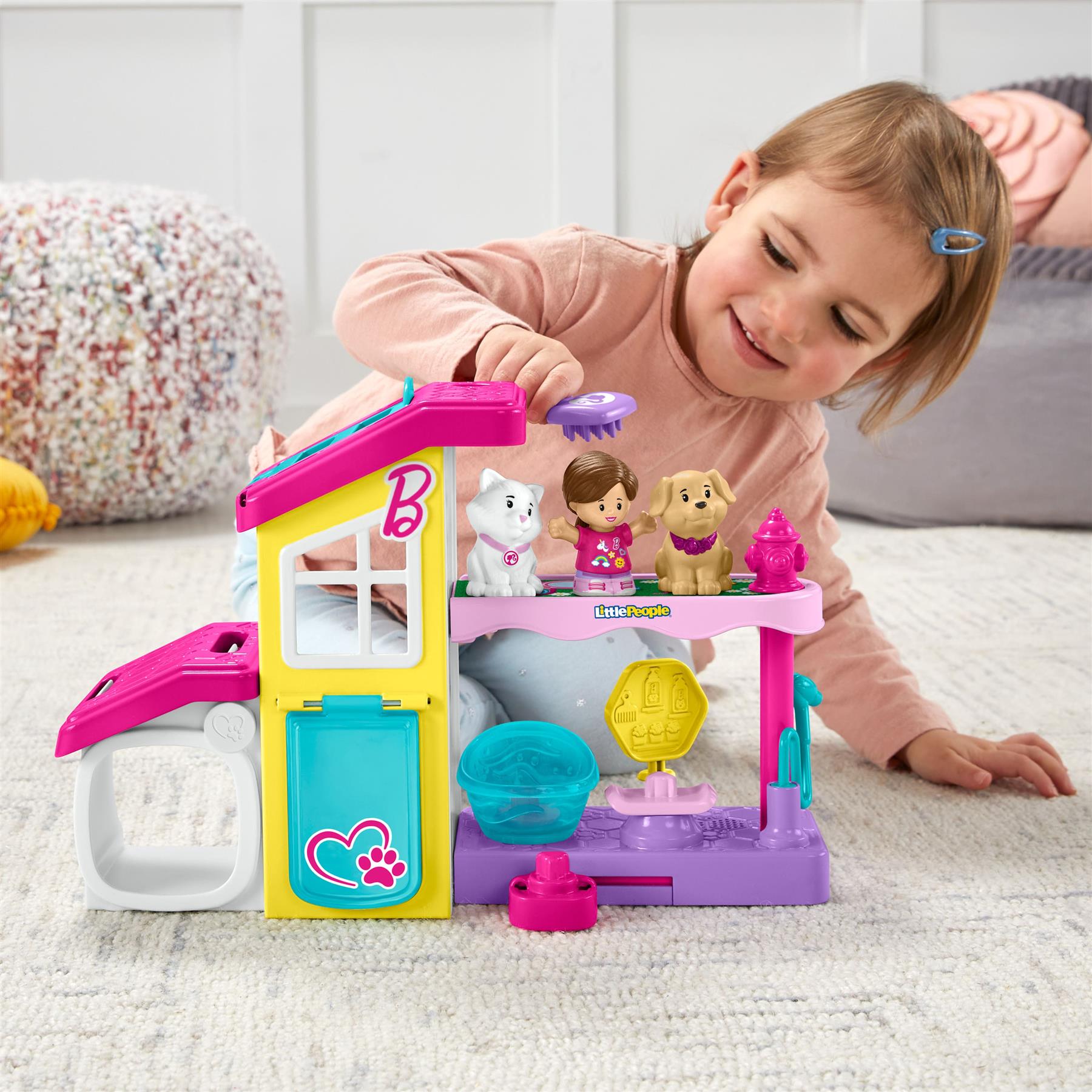 Fisher-Price Little People Barbie Play & Care Pet Spa Playset
