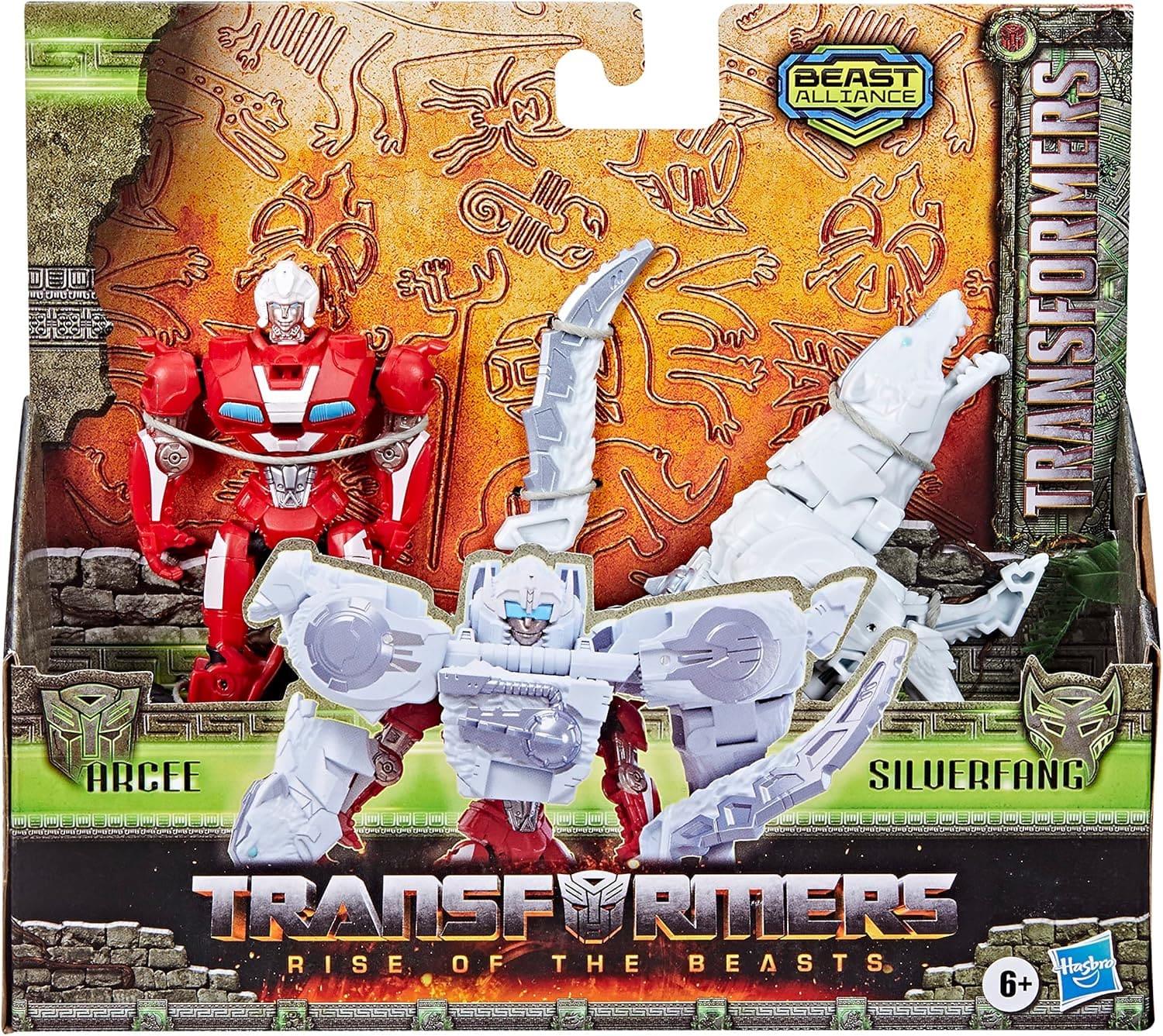 Transformers: Rise of the Beasts Beast Alliance Arcee and Silverfang Action Figure 2 Pack