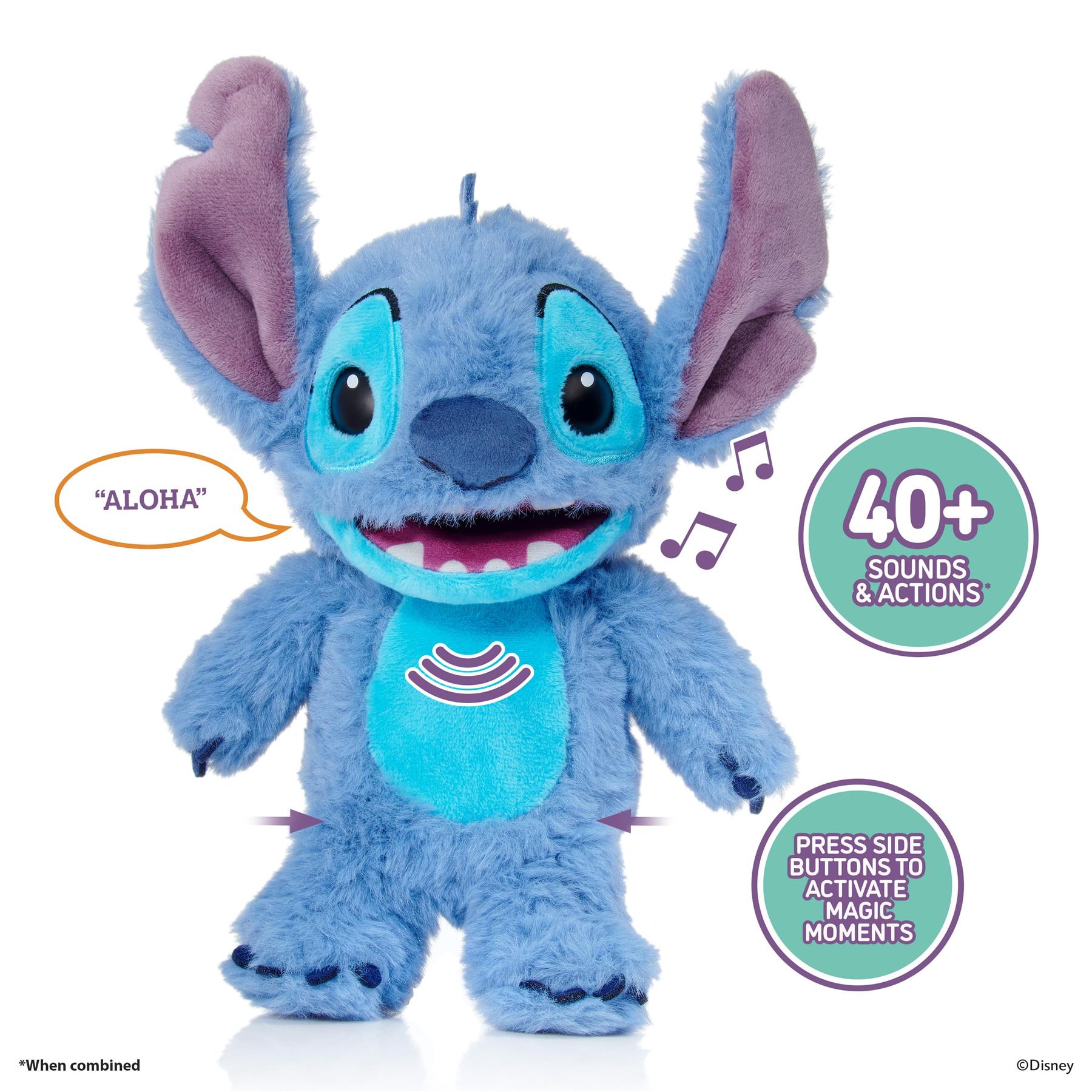 Disney Stitch Palm Puppetronic Plush