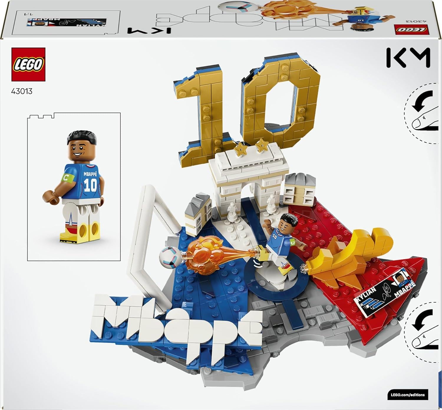 LEGO Editions Kylian Mbappé Football Highlights 43013