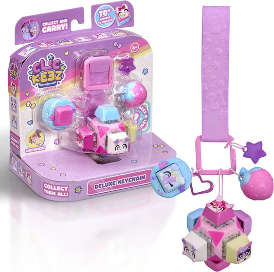 Clickeez Deluxe Keychain - Fidget Cube