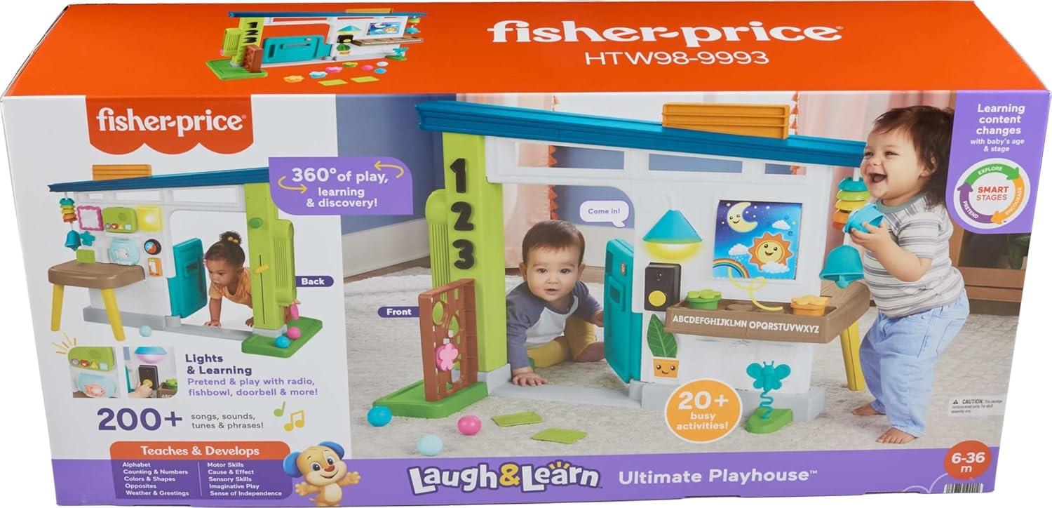Fisher-Price Baby Learning Toy Laugh & Learn Ultimate Playhouse