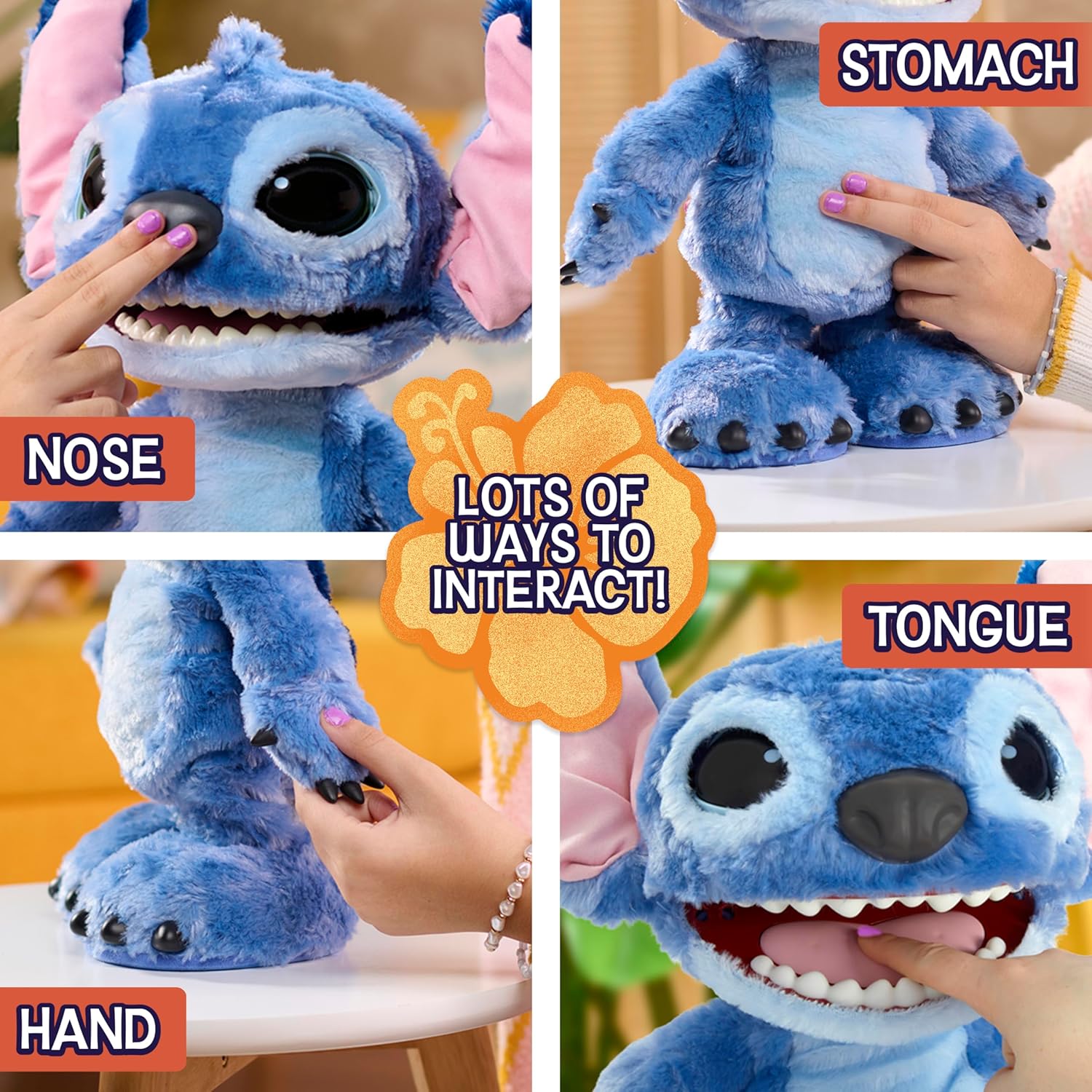 Lilo & Stitch Ultimate Live Action Plush Toy - Stitch