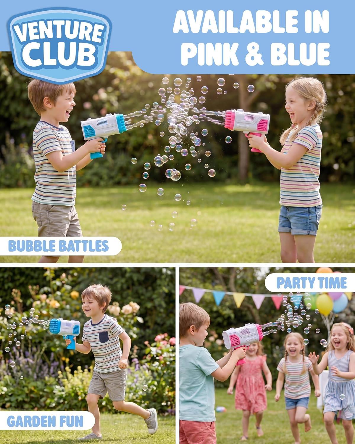 Venture Club Bubble Blaster - 2 Pack - Pink