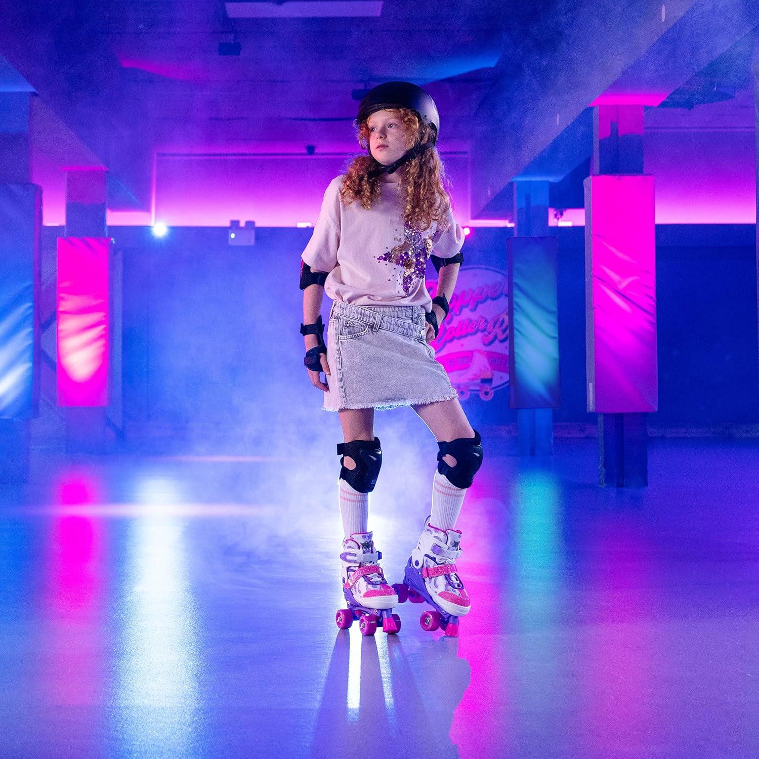 Xootz Semi Soft Jet Roller Skates 9C-12C - Pink