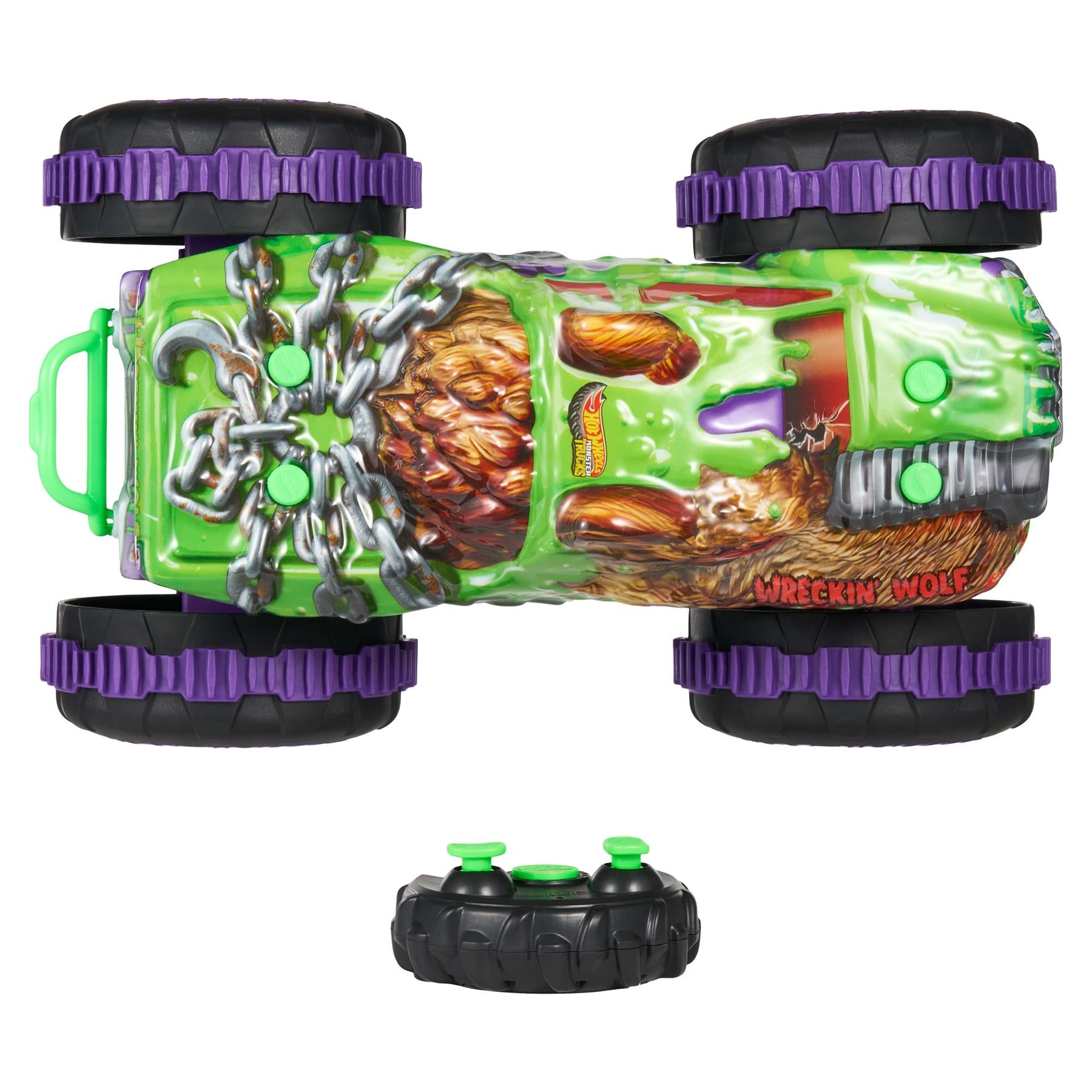 Hot Wheels Monster Trucks RC 1:15 Mutant Wreckin Wolf