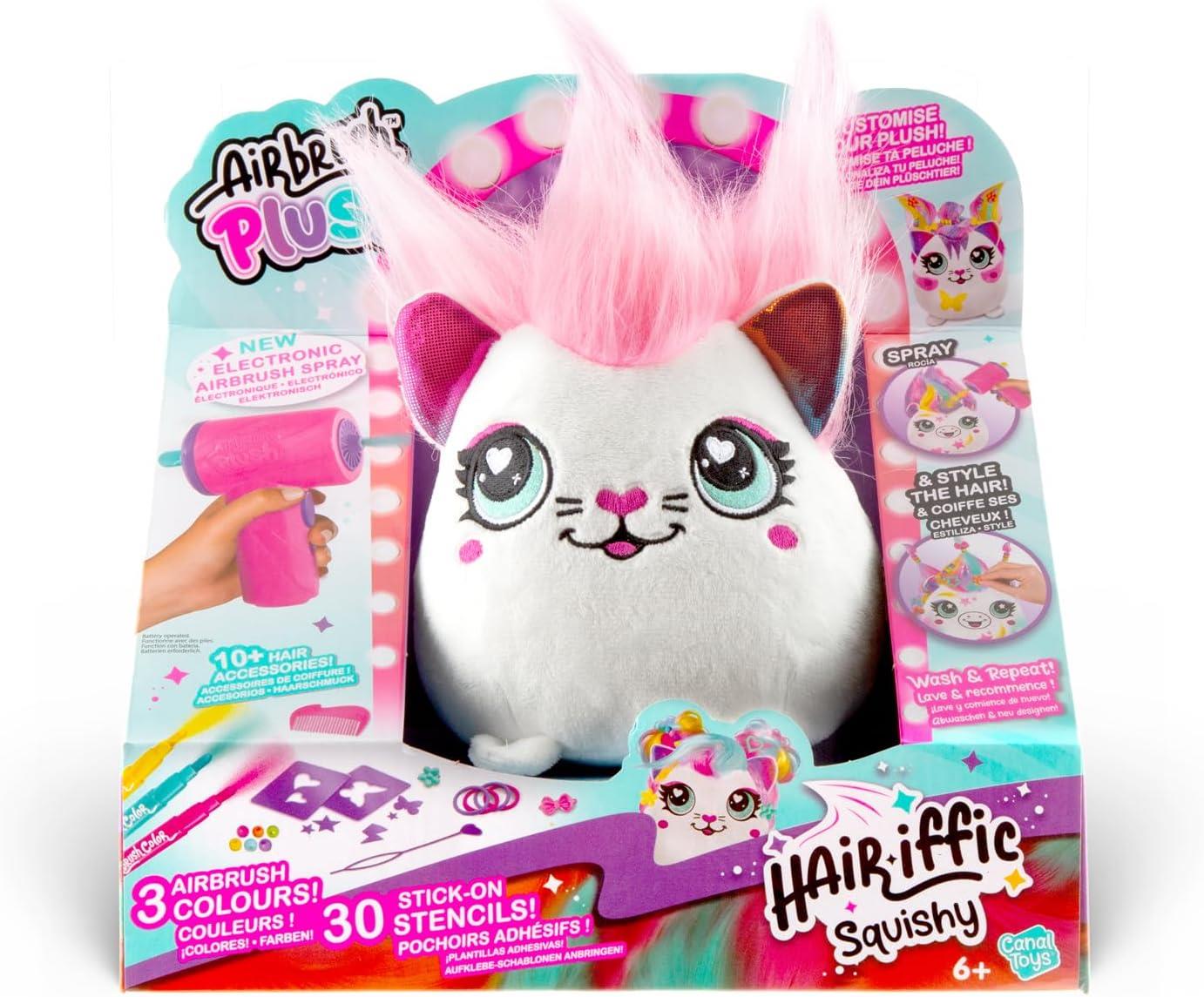 Style4Ever Airbrush Hair'iffic Squish Pal Plush Toy