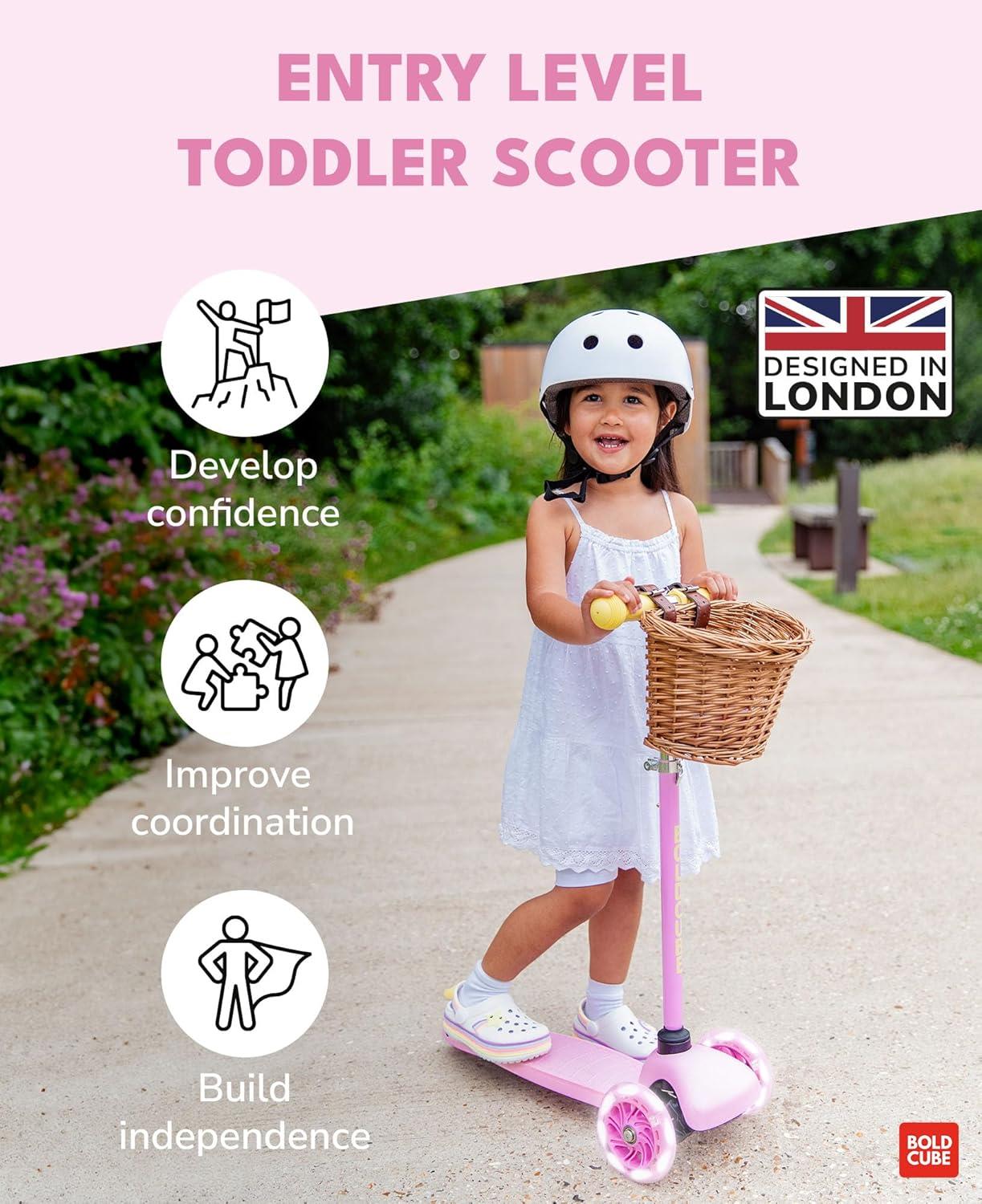 Boldcube Teeny 3 Wheel Scooter - Pink