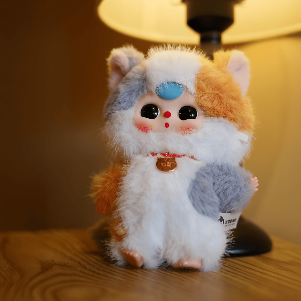 Baby Three Whose Cat am I? Mystery Soft Toy Blind Box