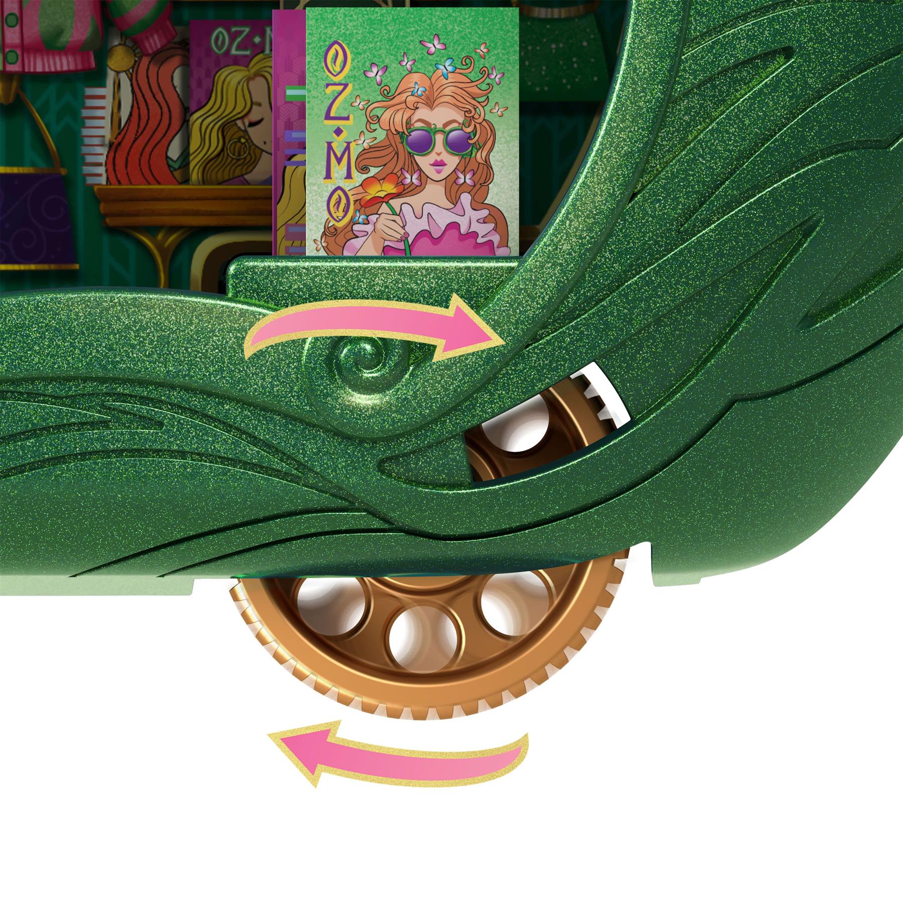 Wicked Emerald City Train Small Doll Playset
