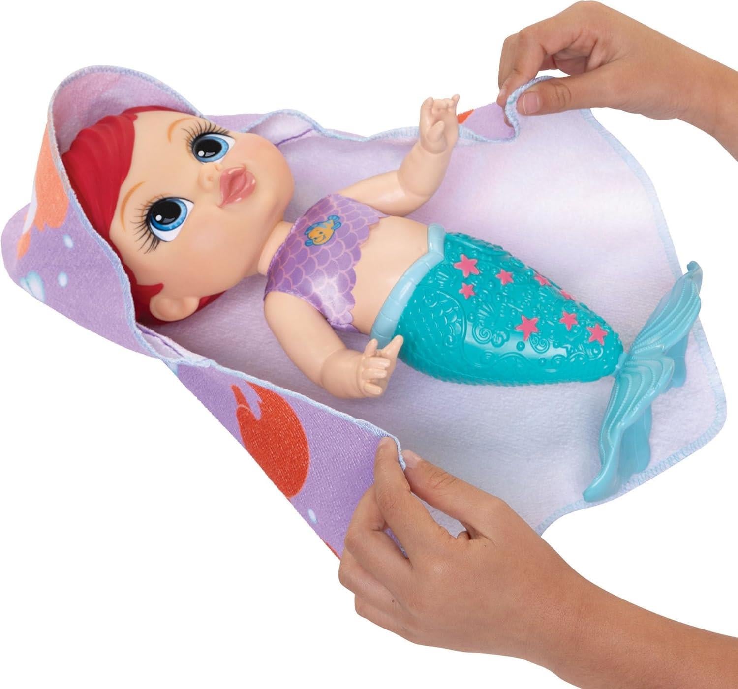 Disney Princess 30cm Bath Time Doll - Ariel