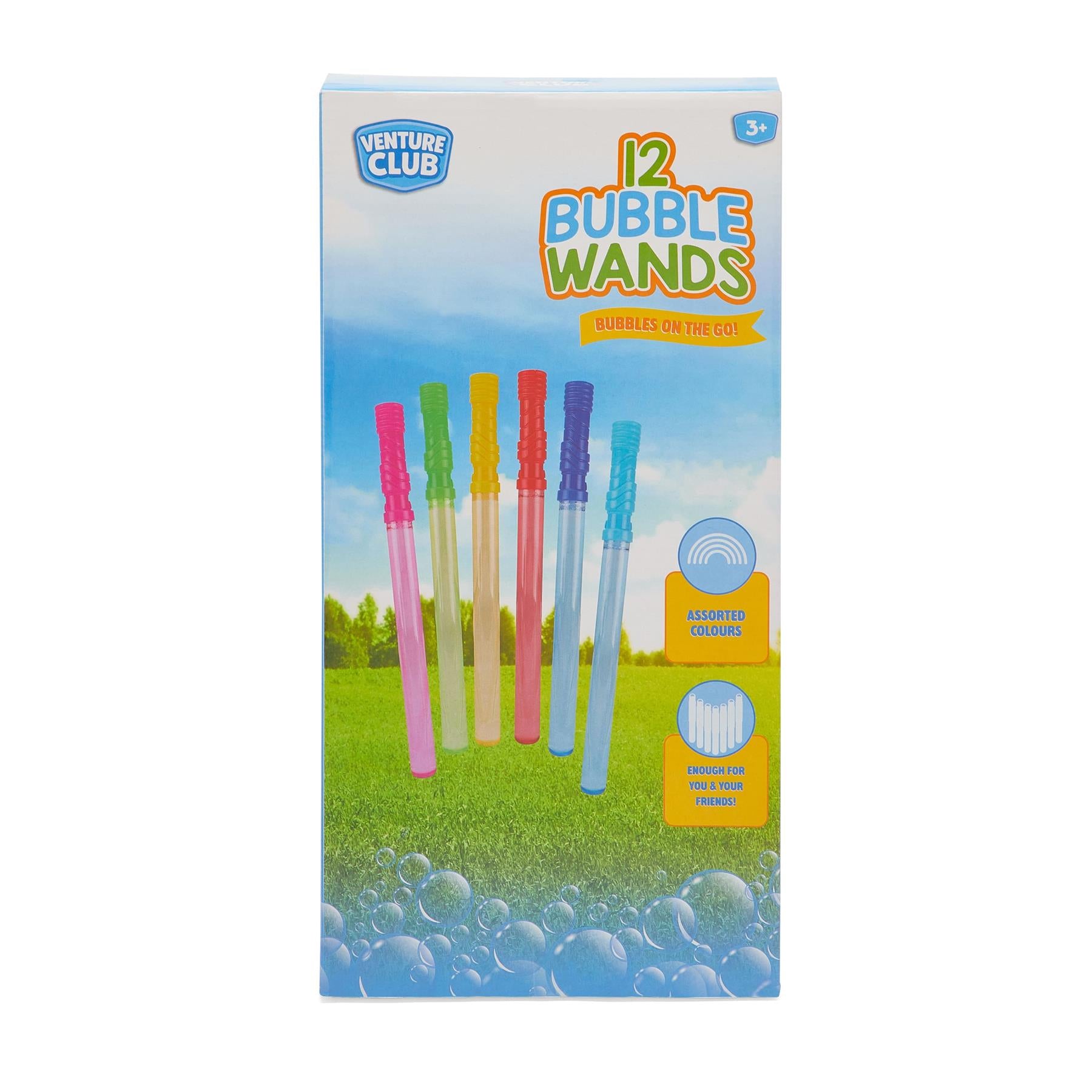 Venture Club 12 Pack of Bubble Wands