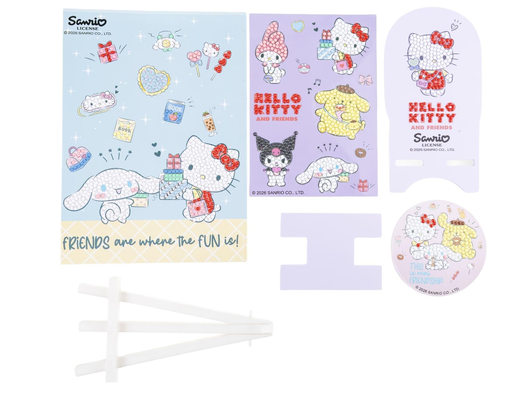 Hello Kitty and Friends Crystal Art Mega Activity Set