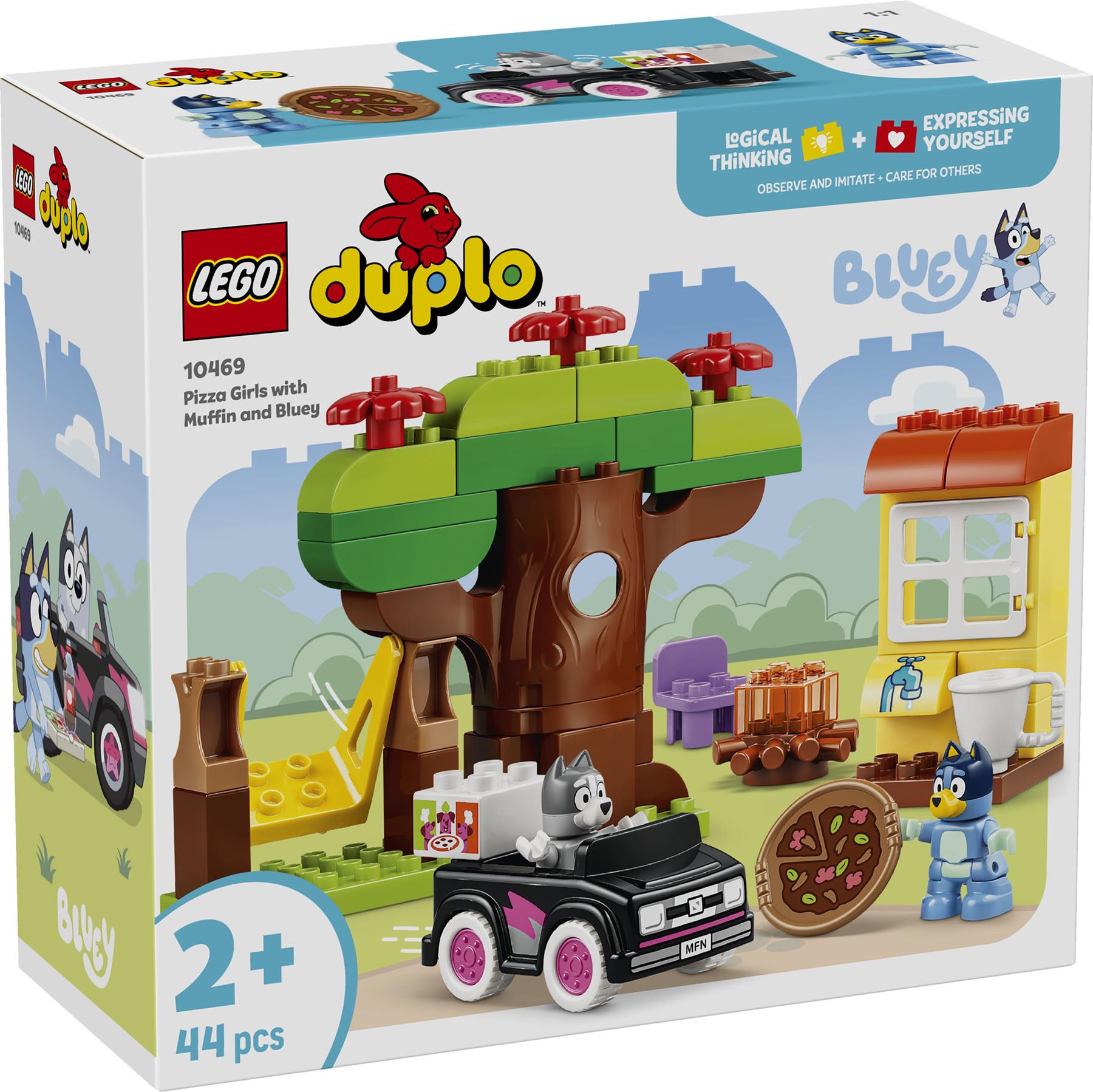 LEGO Duplo Pizza Girls with Muffin and Bluey 10469