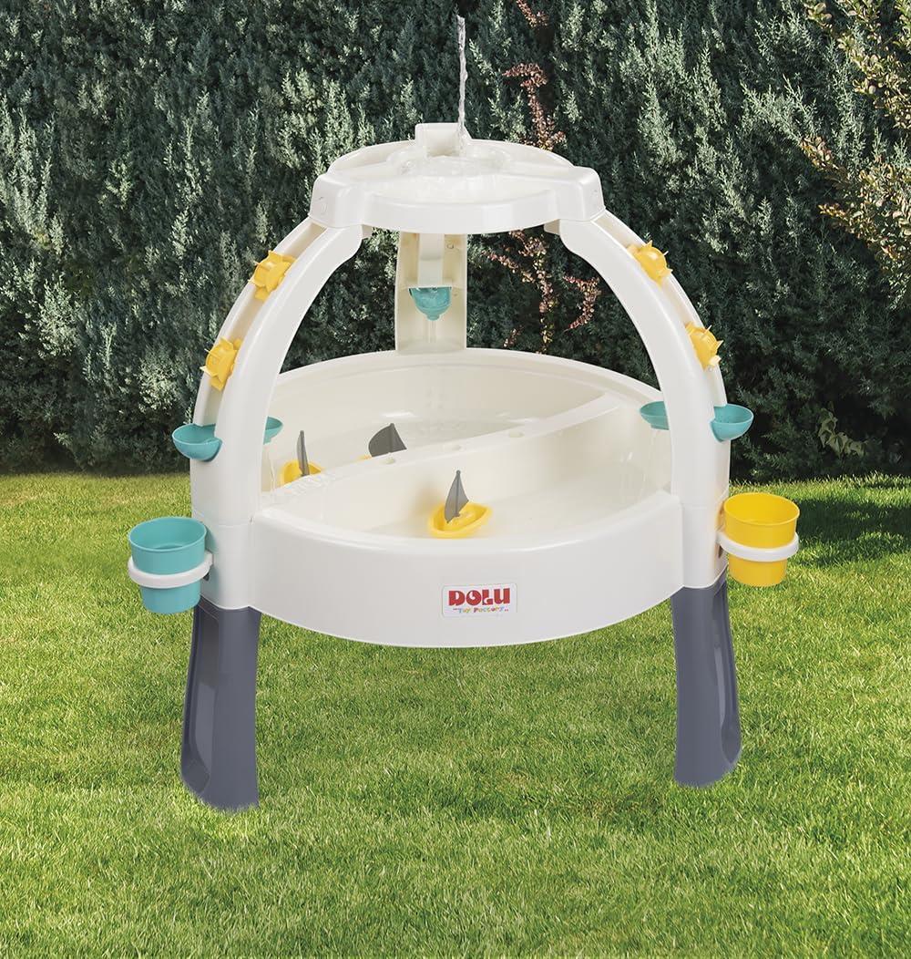 Dolu 3-in-1 Sand & Water Activity Table - White/Gray