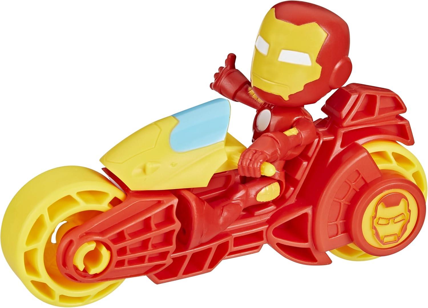 Marvel Spidey and His Amazing Friends Iron Man Action Figure Playset