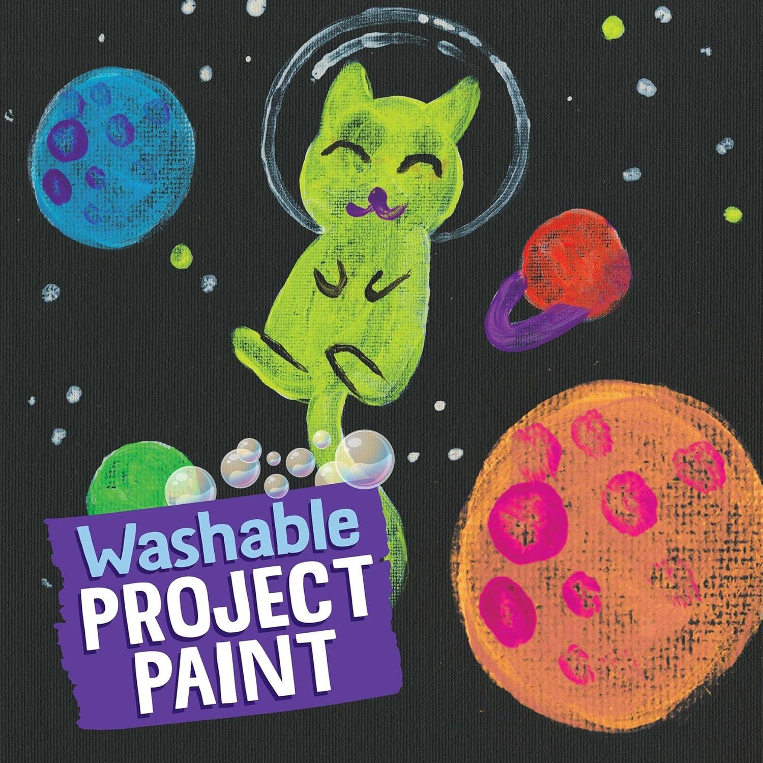 Crayola Neon Wash Paint 2oz 10 Pack