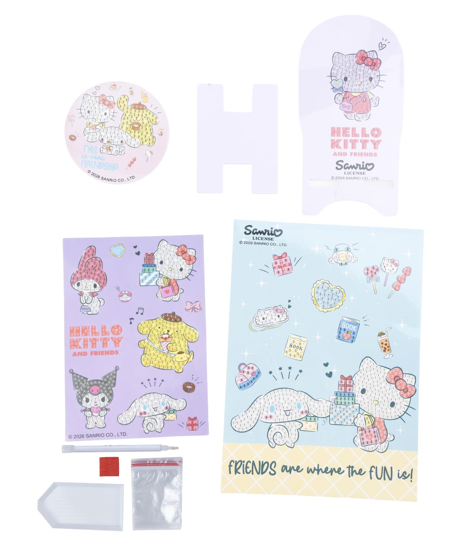 Hello Kitty and Friends Crystal Art Mega Activity Set