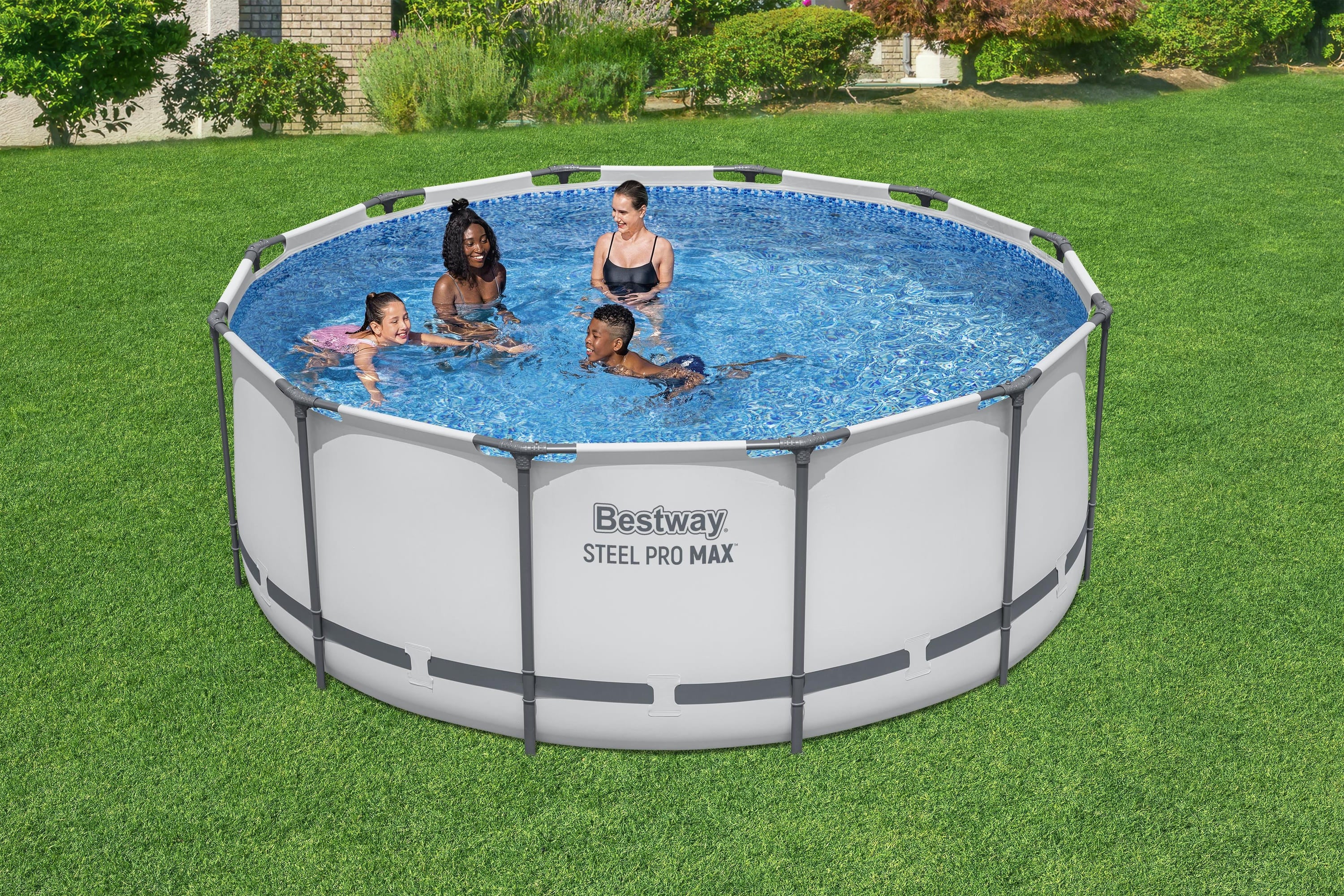 Bestway Steel Pro Max 12ft x 48" Pool with Pump, Cover & Ladder