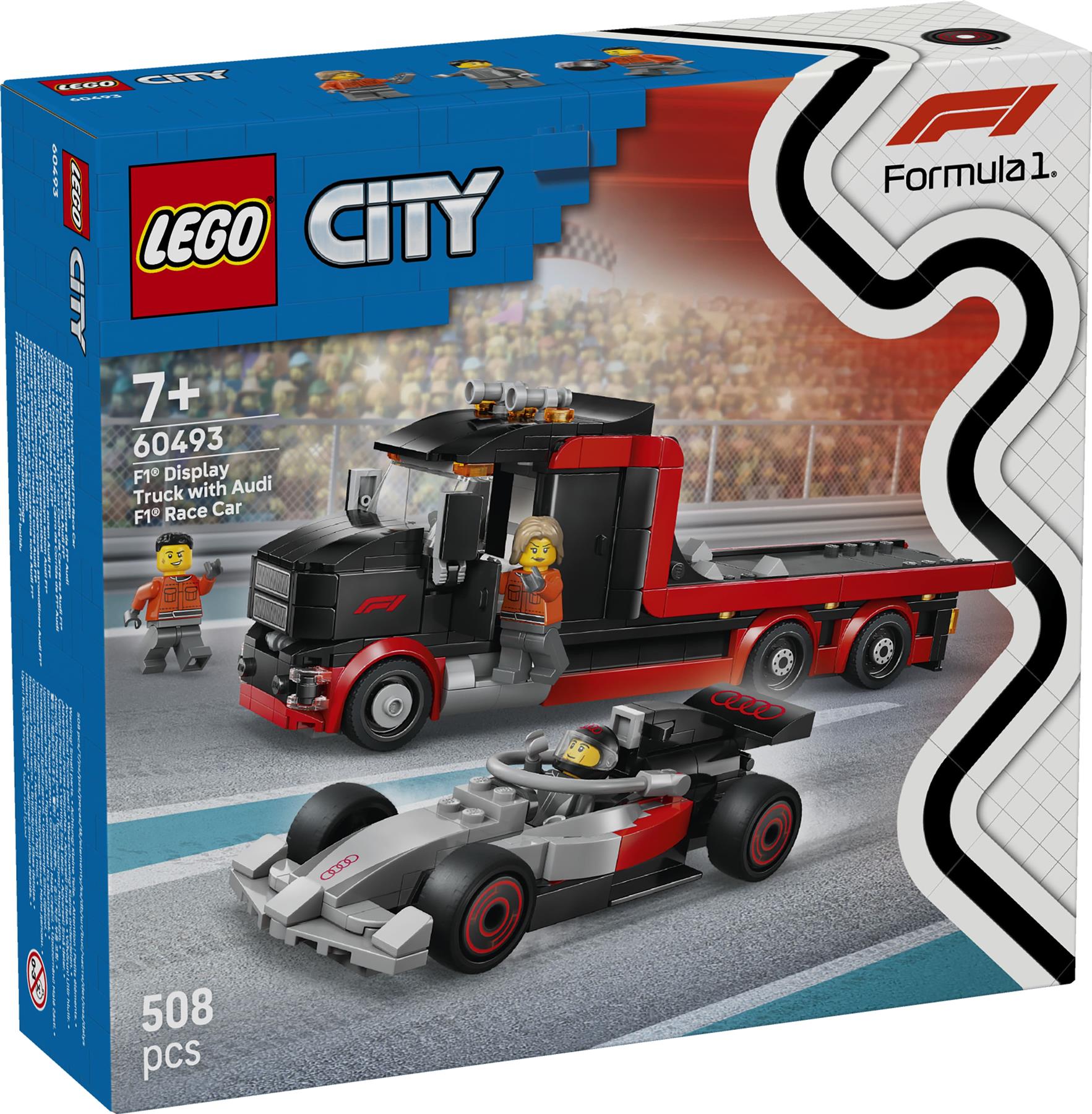 LEGO F1 Display Truck with Audi F1 Race Car 60493