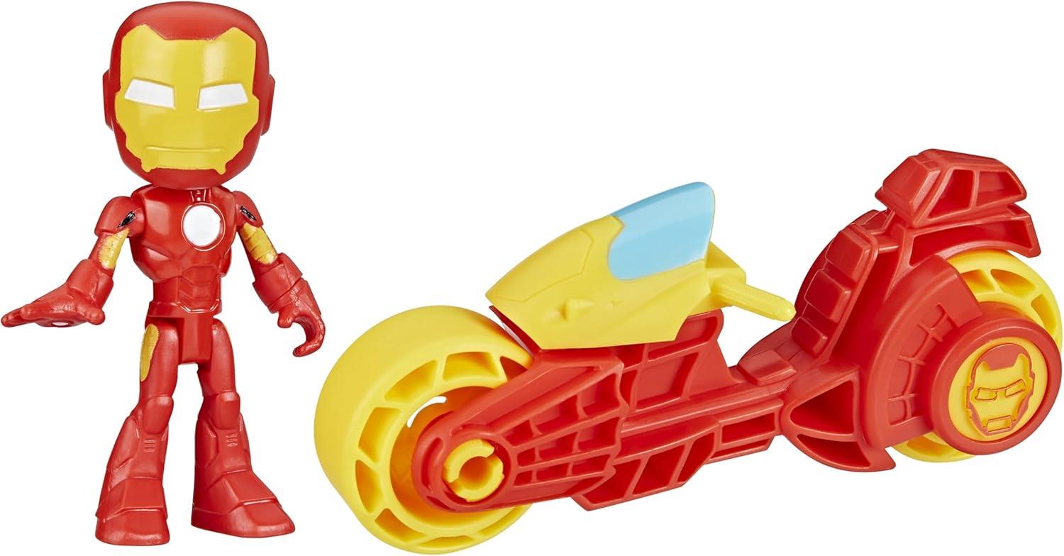 Marvel Spidey and His Amazing Friends Iron Man Action Figure Playset