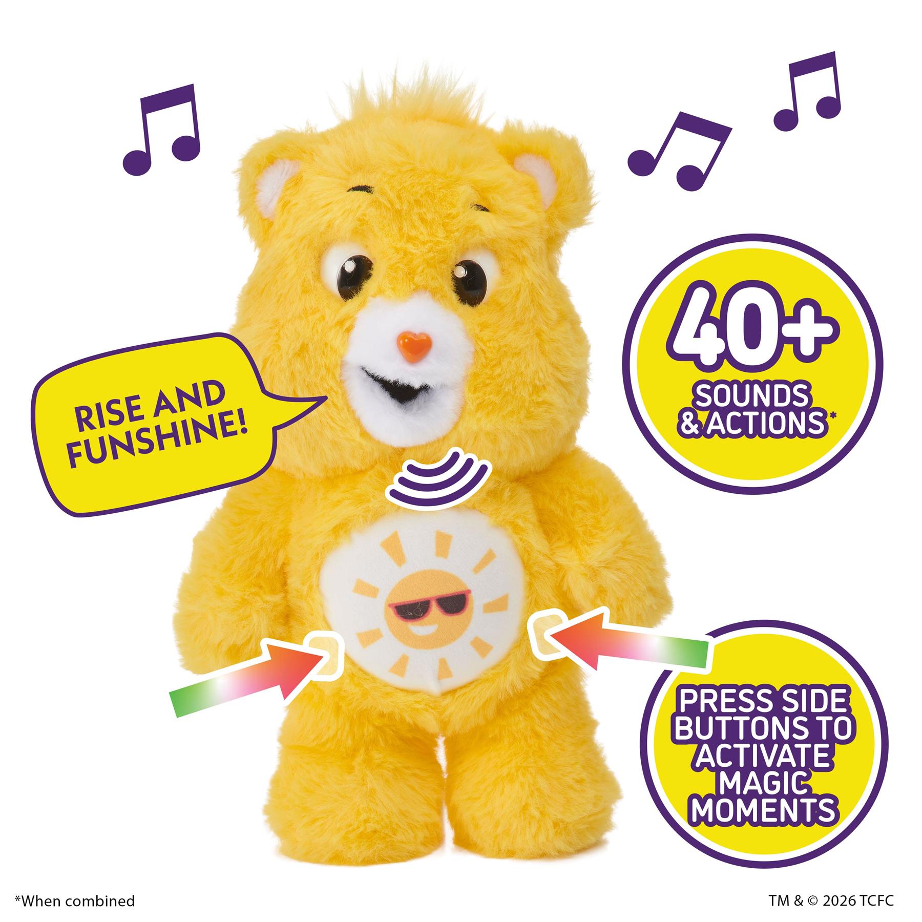 Care Bear Funshine Palm Puppetronic Plush