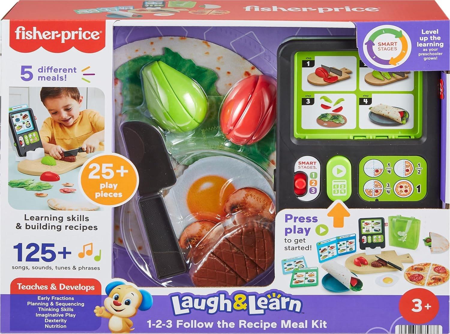Fisher-Price Laugh and Learn 1-2-3 Follow the Recipe Meal Kit