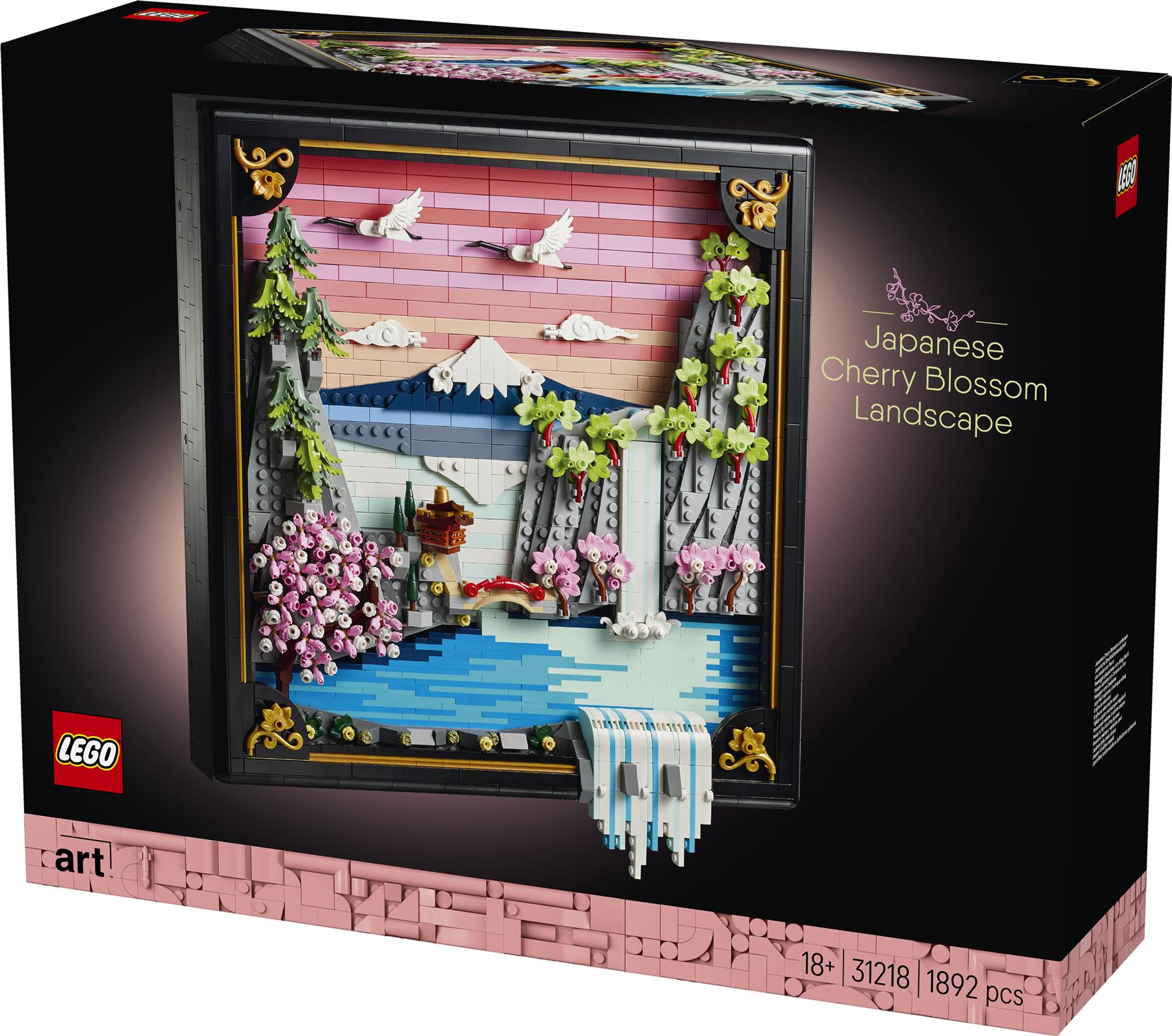 LEGO Art Japanese Cherry Blossom Landscape 31218