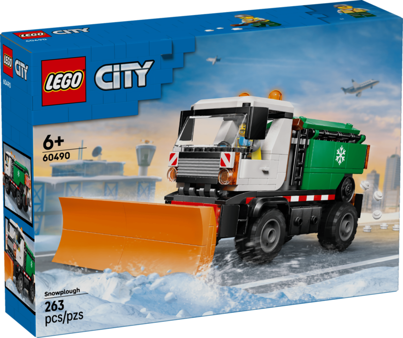 LEGO City Snowplough Truck Toy Building Set 60490