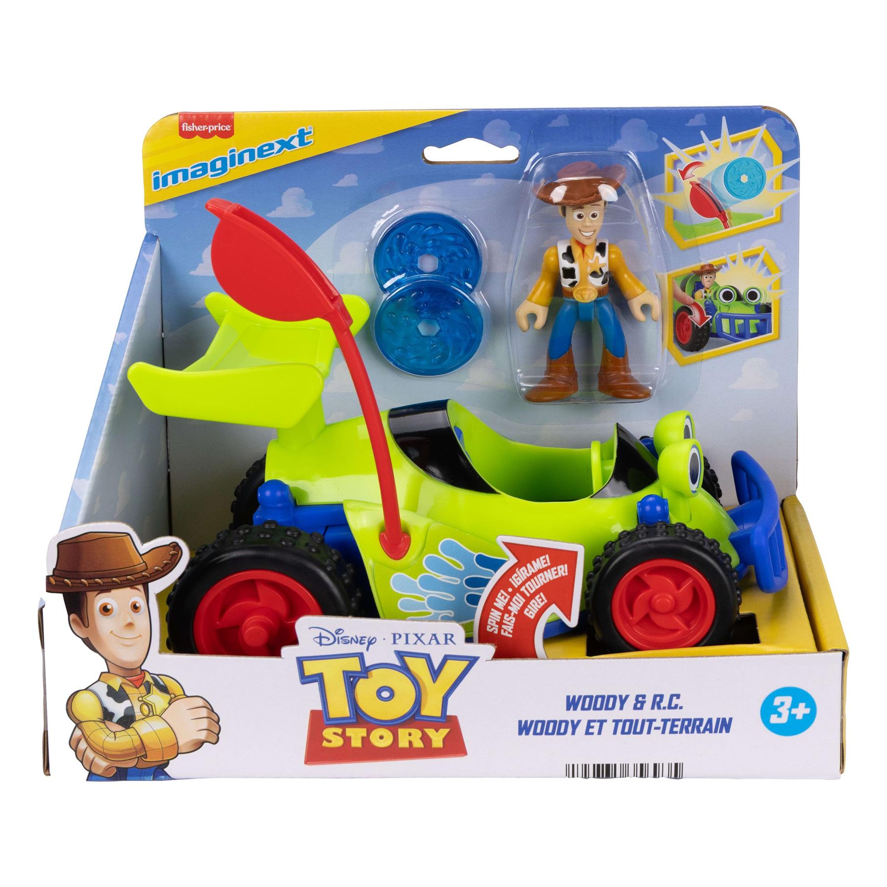 Imaginext Toy Story Woody & R.C. Toy Set