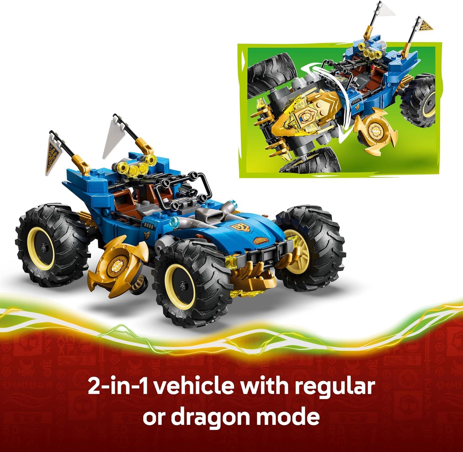 LEGO Ninjago Dragons Rising Jay's Transforming Car 71856